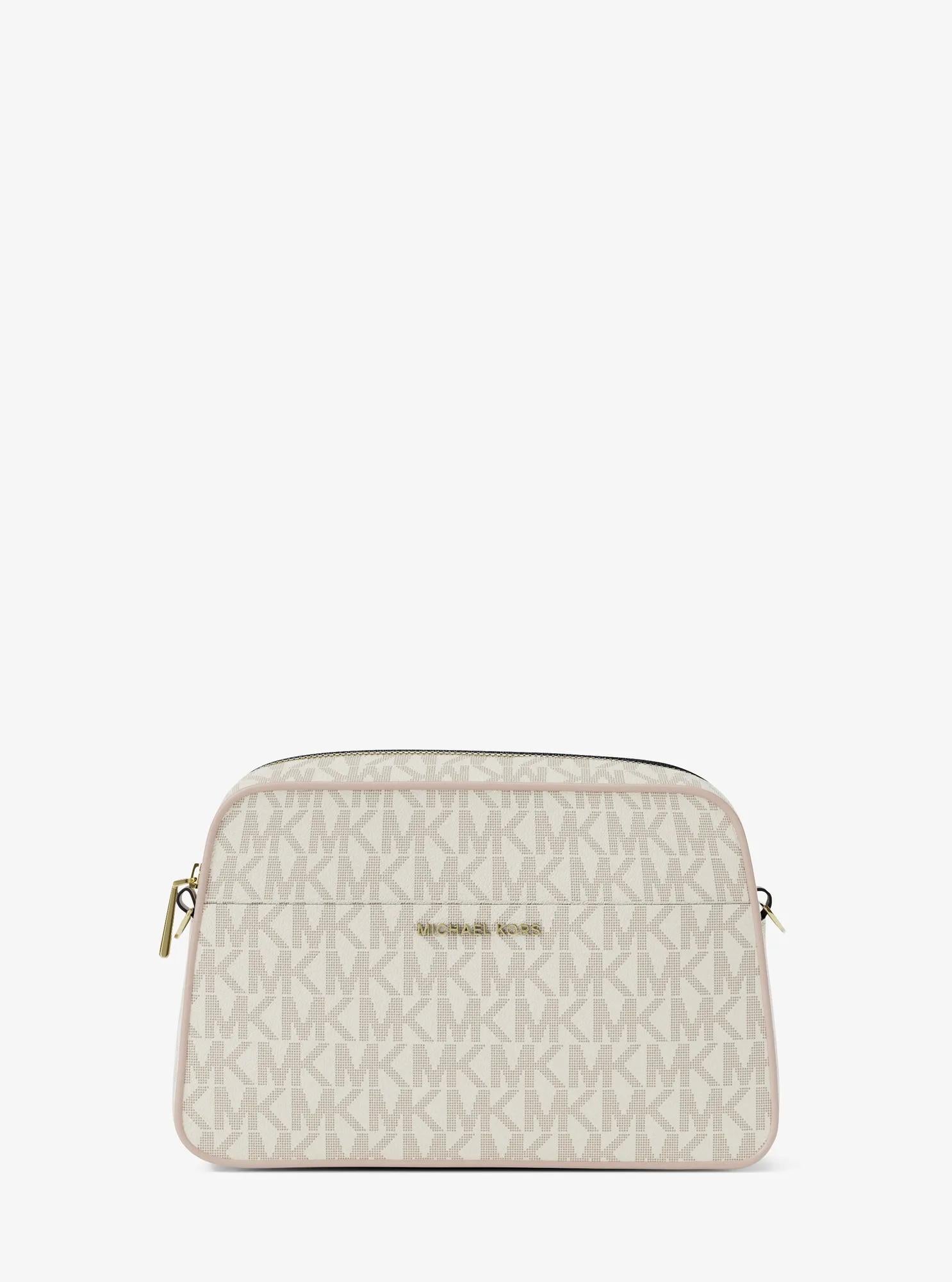 Michael Kors Jet Set Small Signature Signature Logo Camera Crossbody Bag Bag