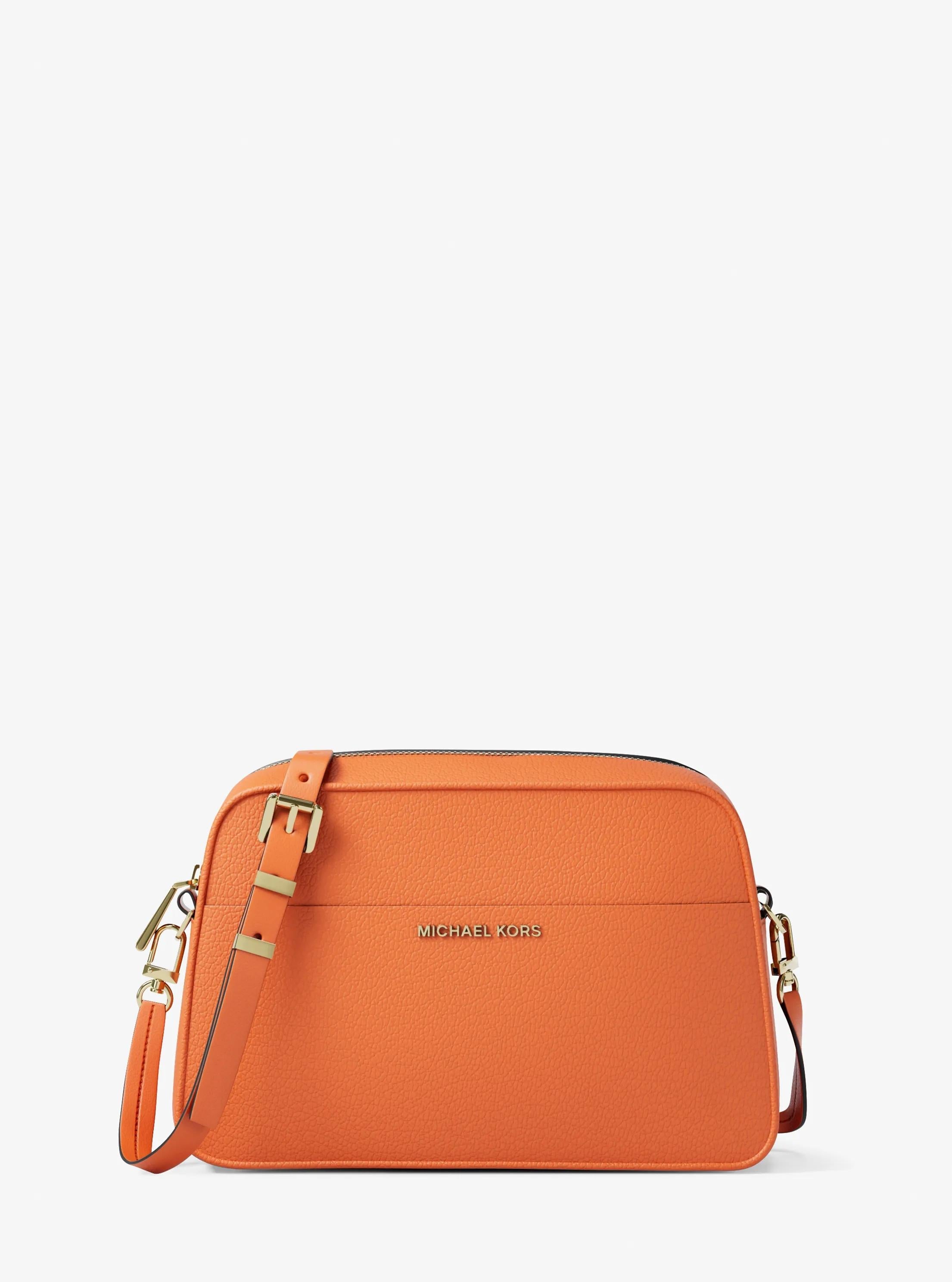 Michael Kors Jet Set Small Leather Camera Crossbody Bag Bag