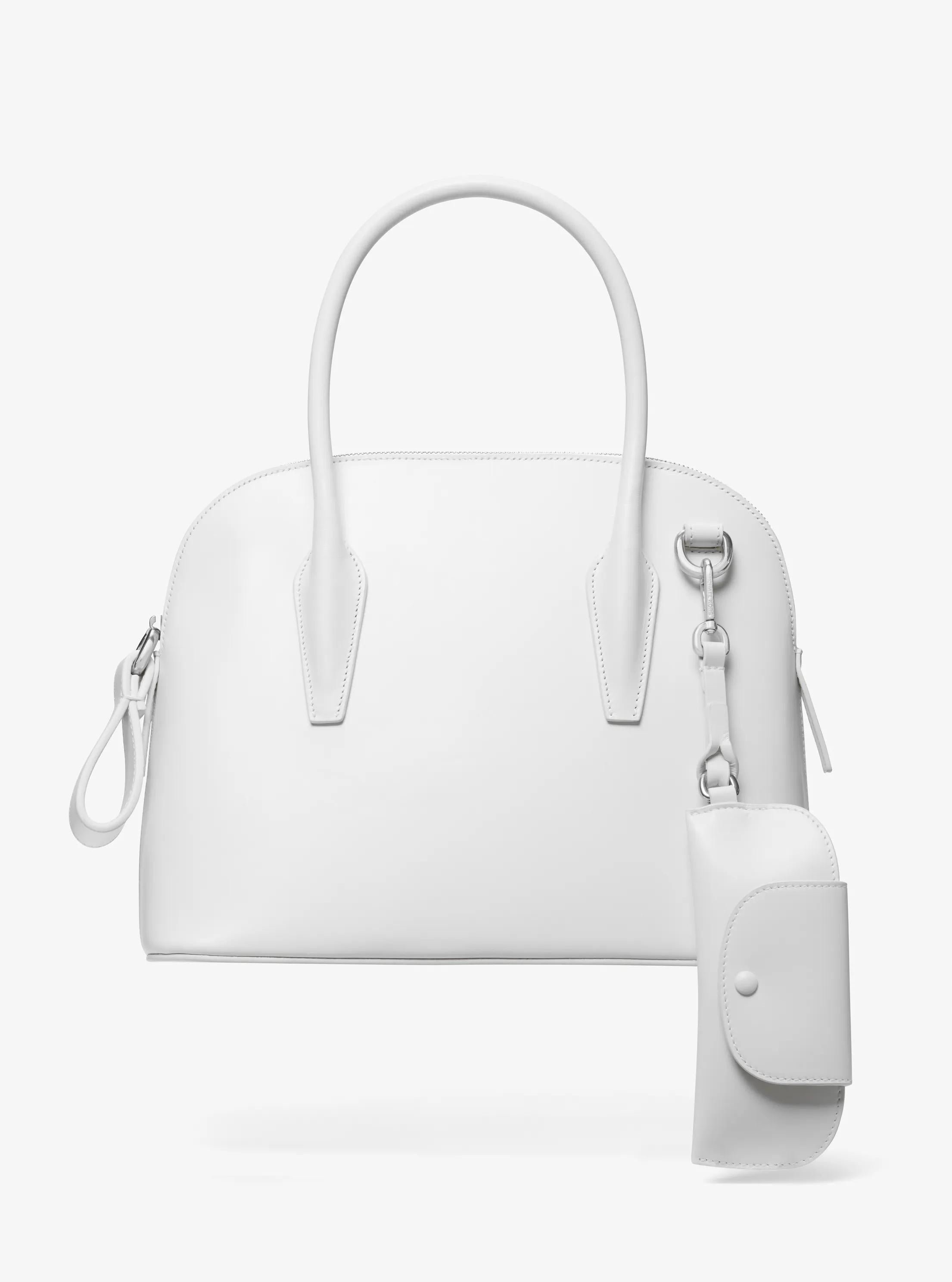 Michael Kors Kaitlin Medium Leather Dome Satchel