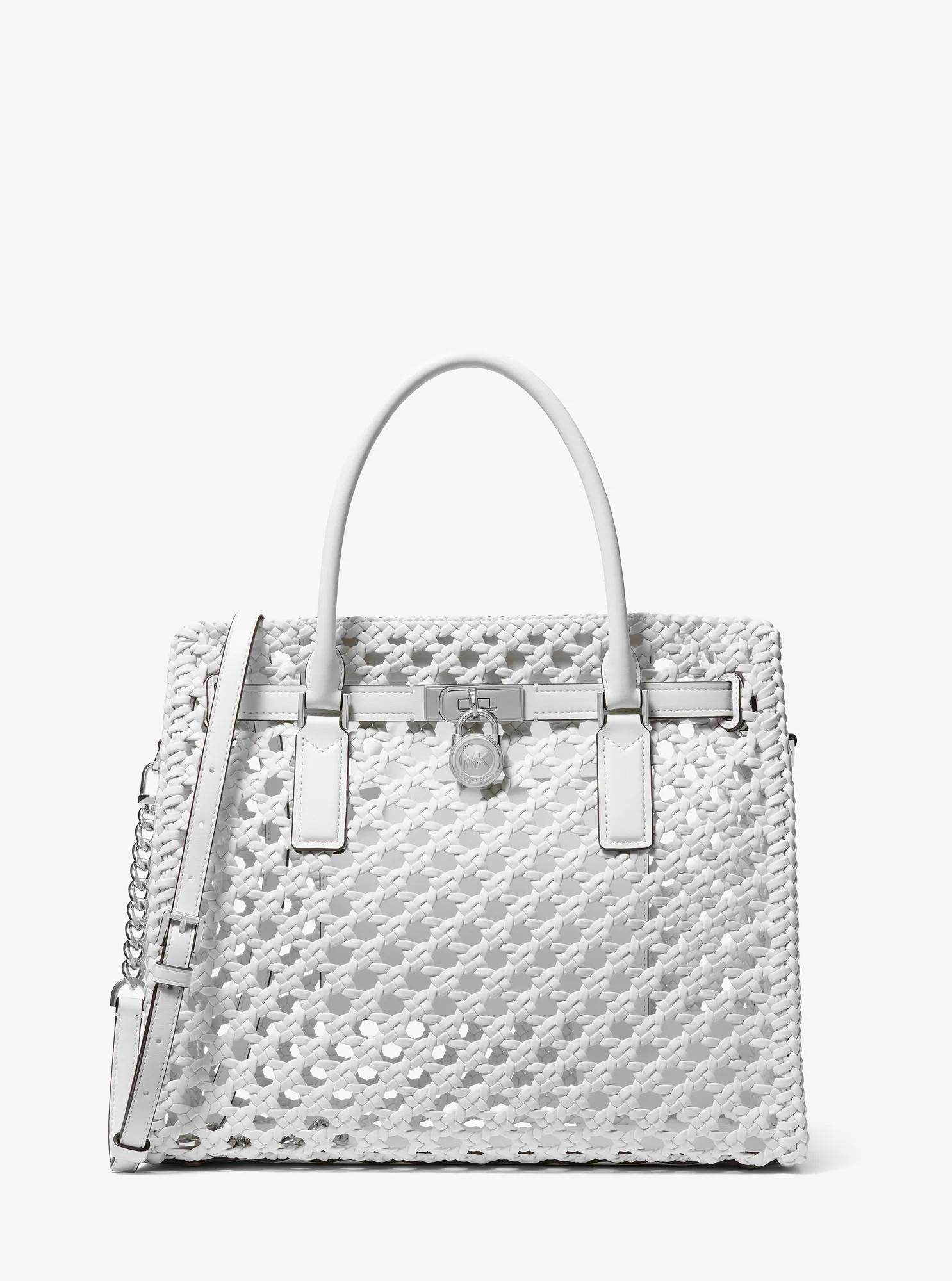 Michael Kors Hamilton Moderne Large Hand-Woven Satchel