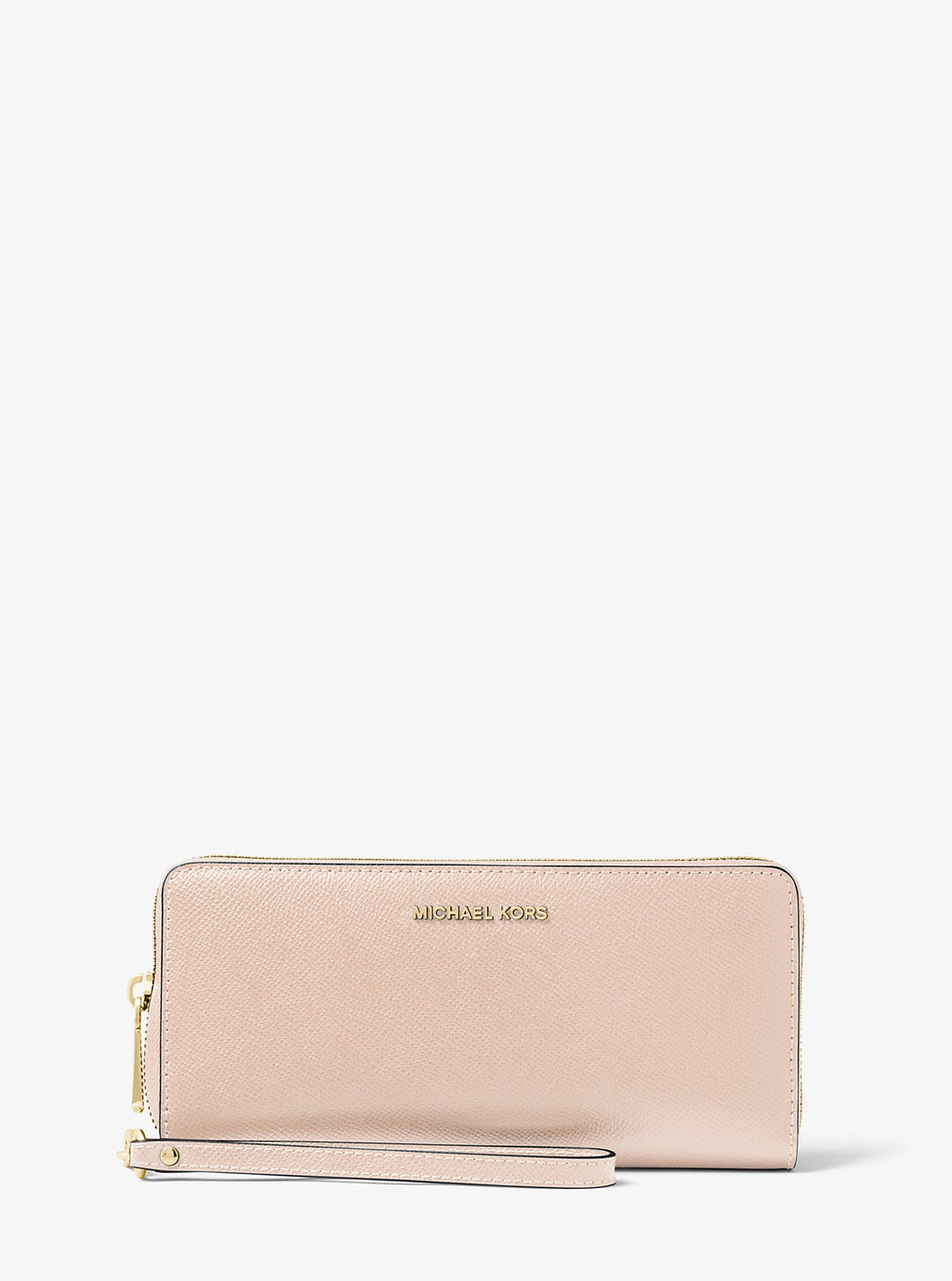 Michael Kors Leather Continental Wristlet