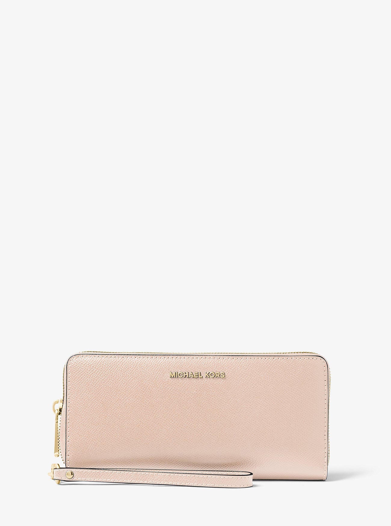 Michael Kors Leather Continental Wristlet