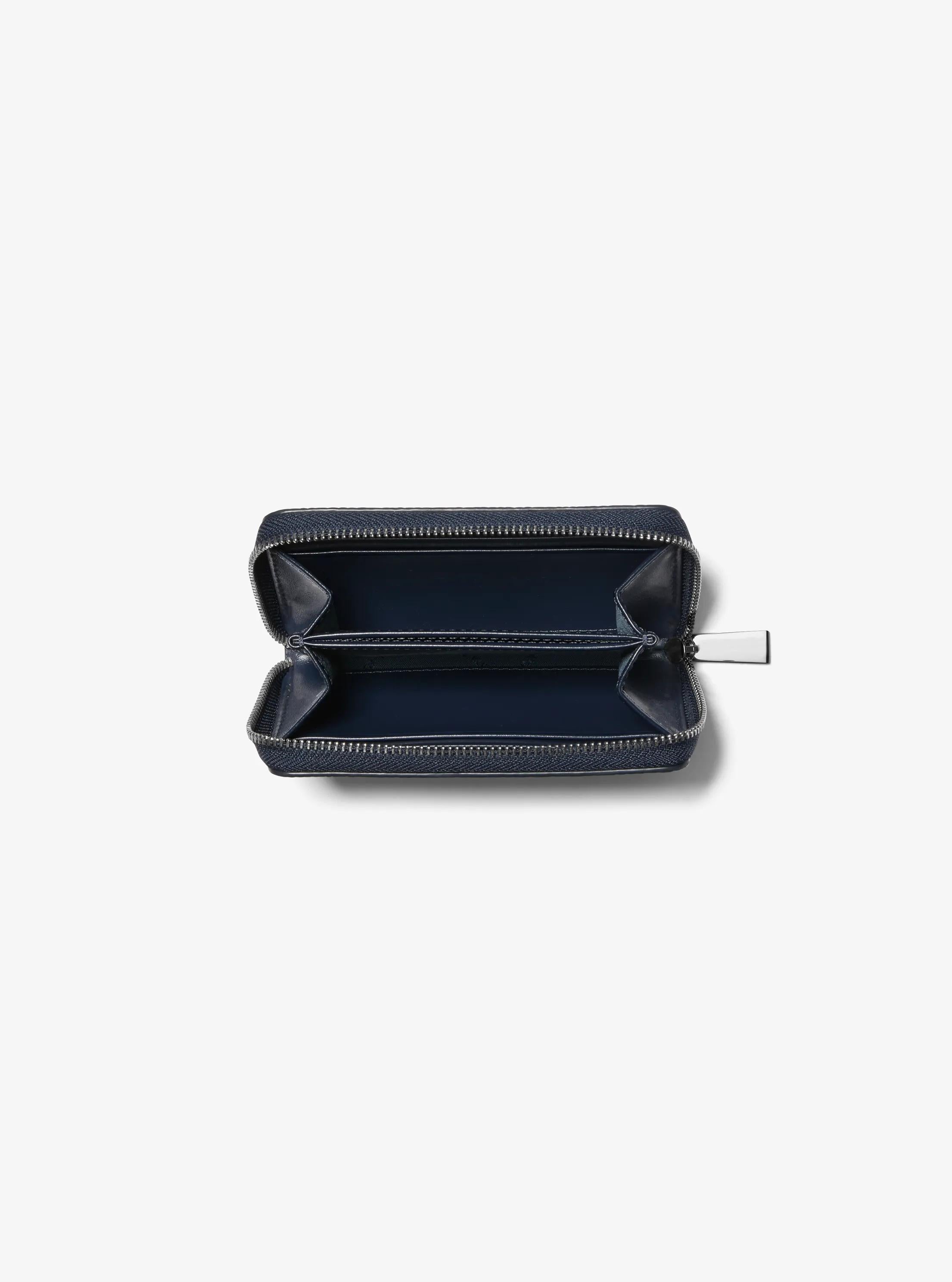 Michael Kors Jet Set Small Studded Pebbled Leather Wallet