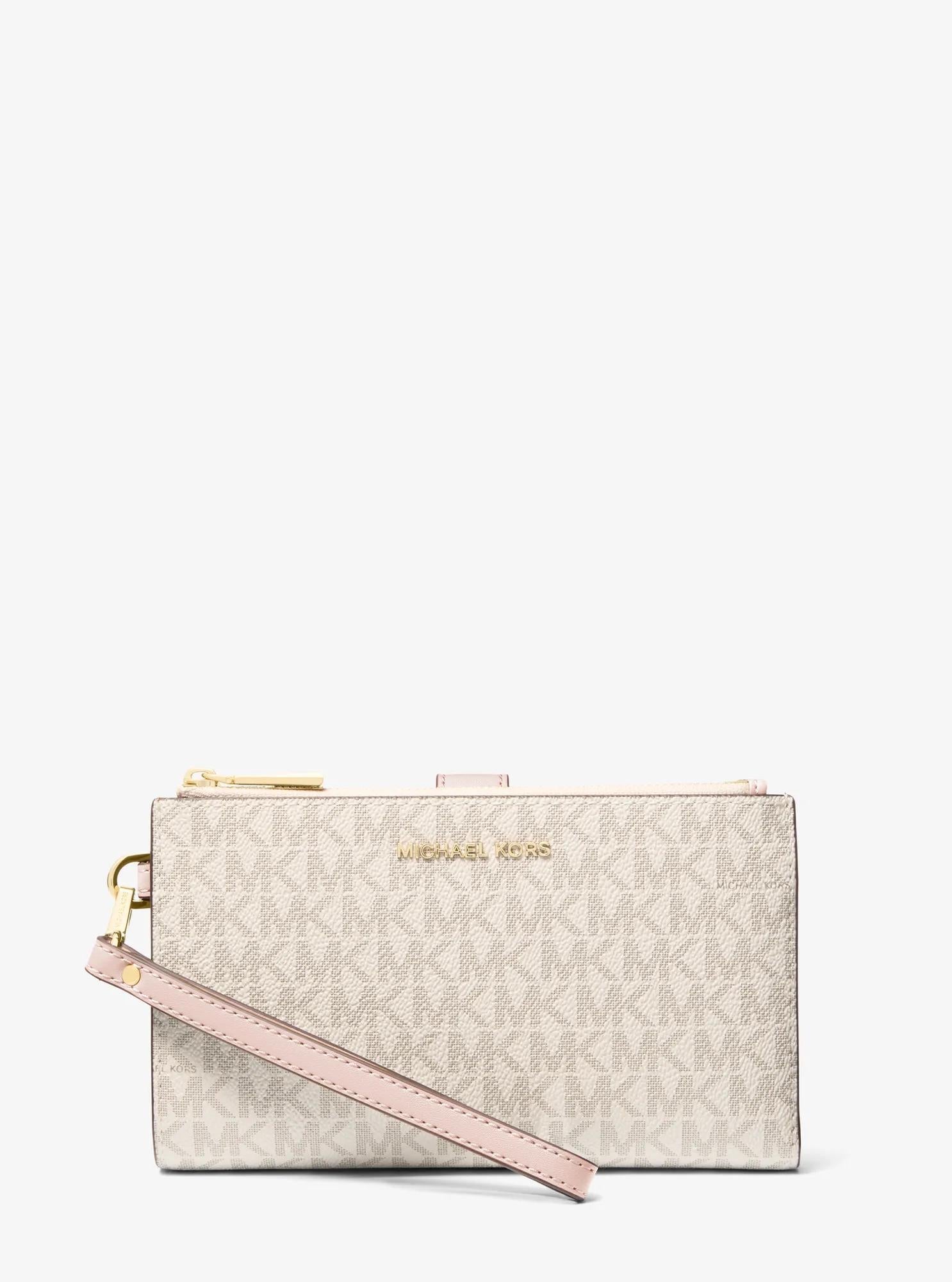 Michael Kors Adele Signature Logo Smartphone Wallet