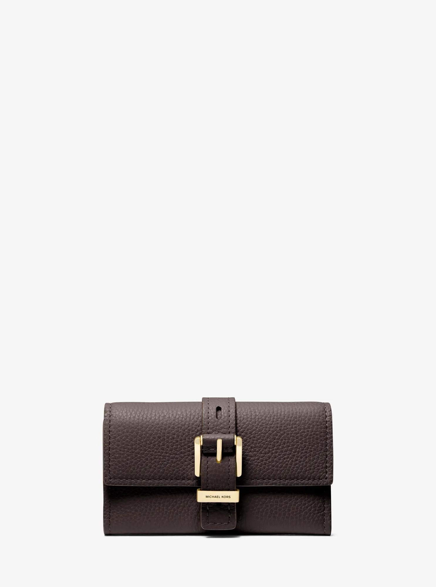 Michael Kors Nolita Medium Pebbled Leather Tri-Fold Wallet