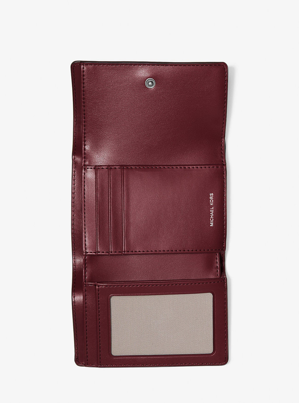Michael Kors Bryant Medium Burnished Leather Tri-Fold Wallet