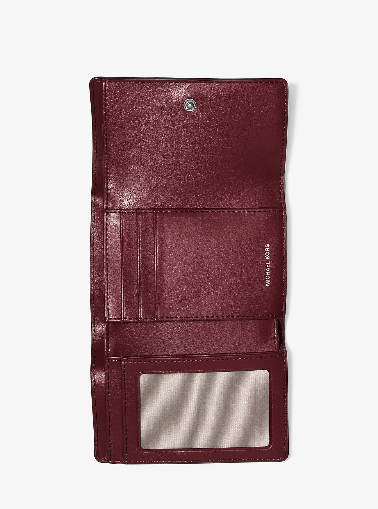 Michael Kors Bryant Medium Burnished Leather Tri-Fold Wallet