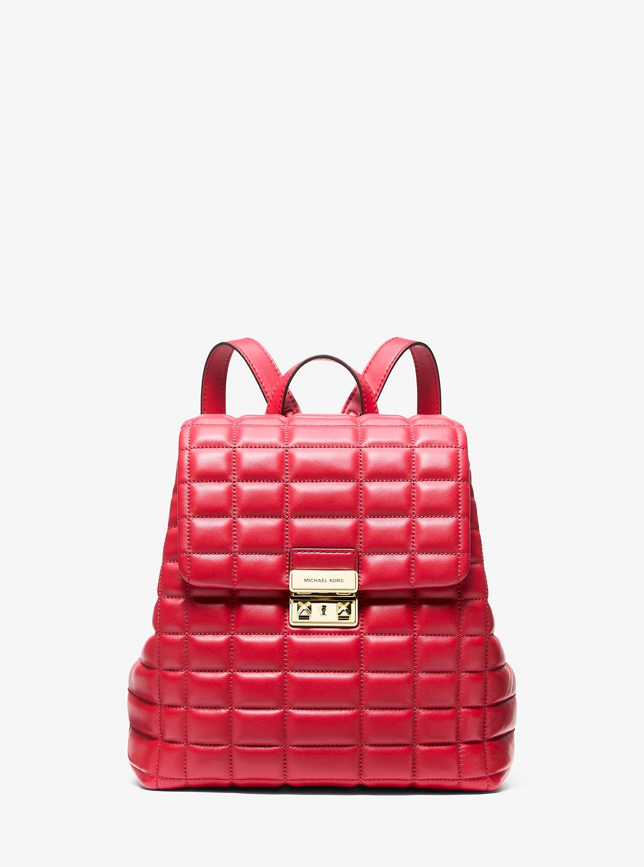 Michael Kors Tribeca Small Quilted Leather Backpack Travel School Bag