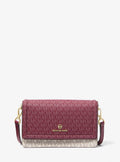 Michael Kors Jet Set Small Two-Tone Signature Logo Phone Crossbody Bag Bag Bag