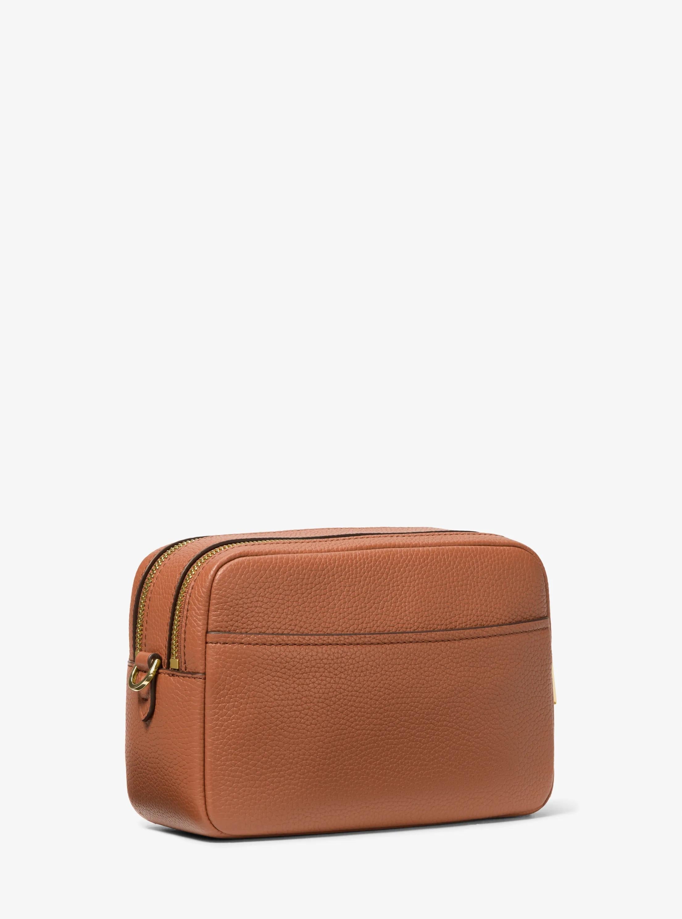 Michael Kors Bryant Medium Pebbled Leather Camera Crossbody Bag Bag