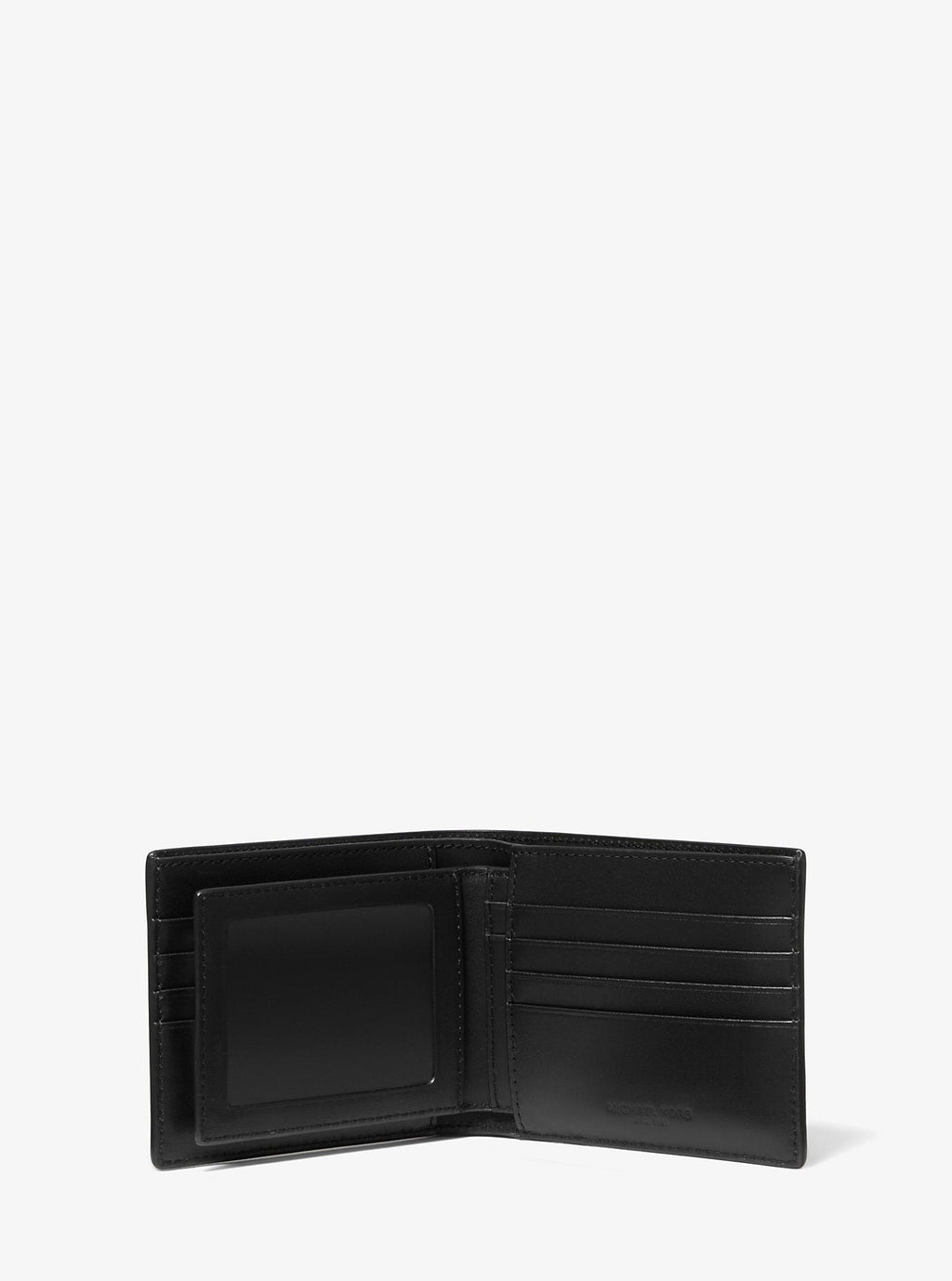 Michael Kors Harrison Signature Logo Billfold Wallet With Passcase