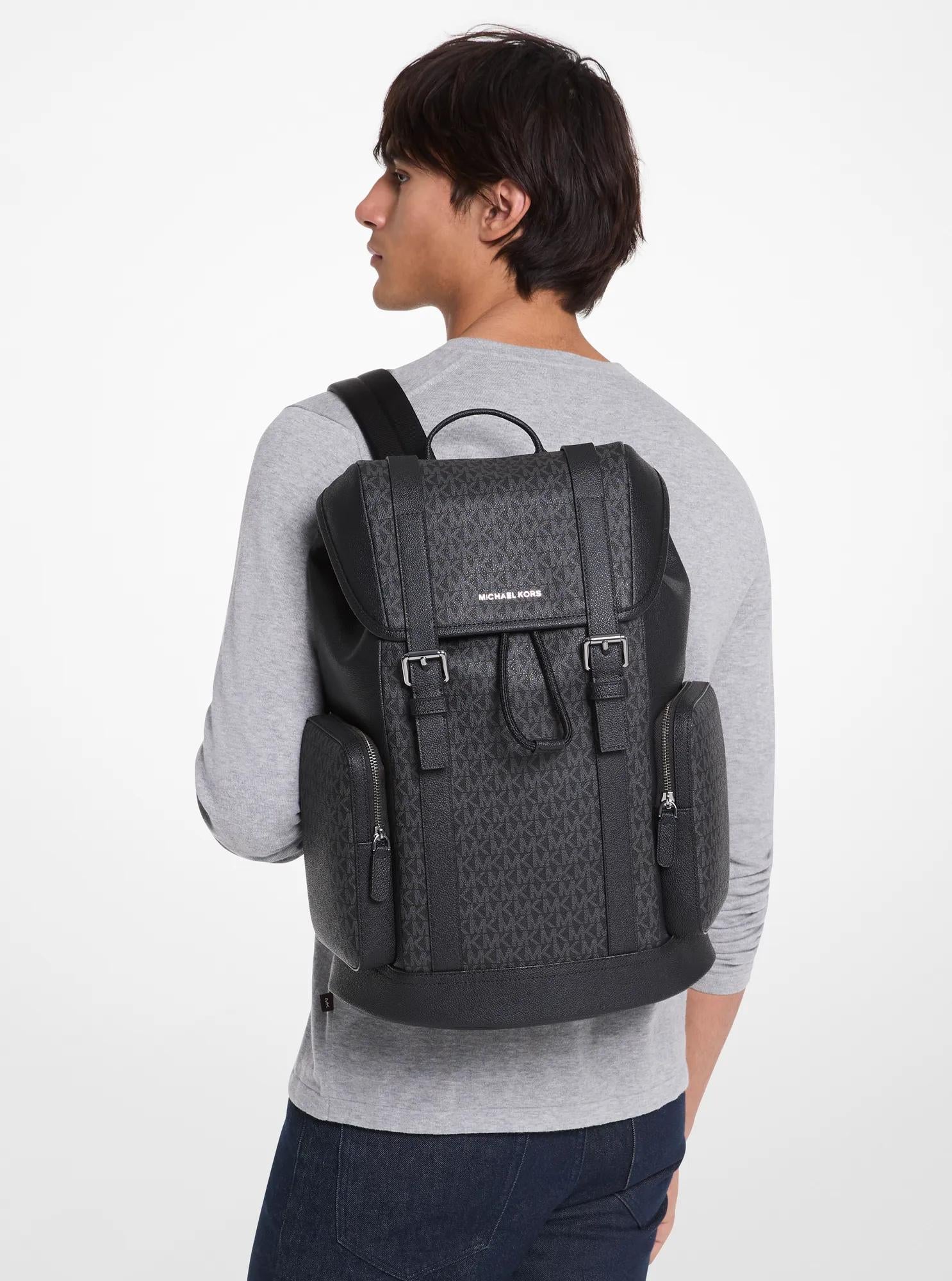 Michael Kors Hudson Signature Signature Logo Backpack Travel School Bag