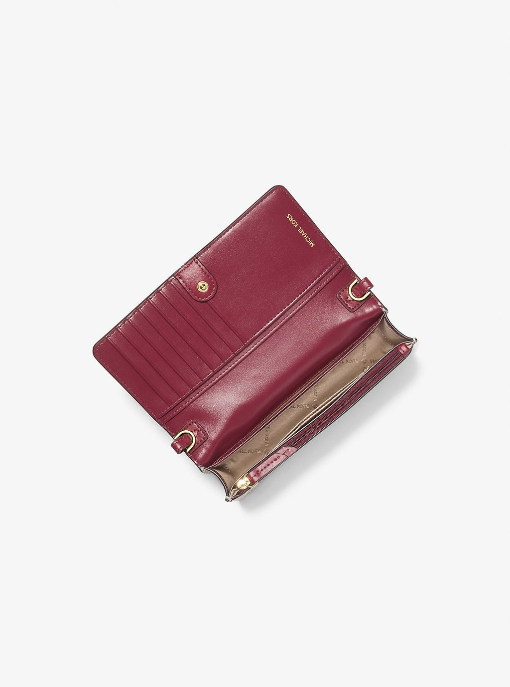 Michael Kors Jet Set Small Two-Tone Signature Logo Phone Crossbody Bag Bag Bag