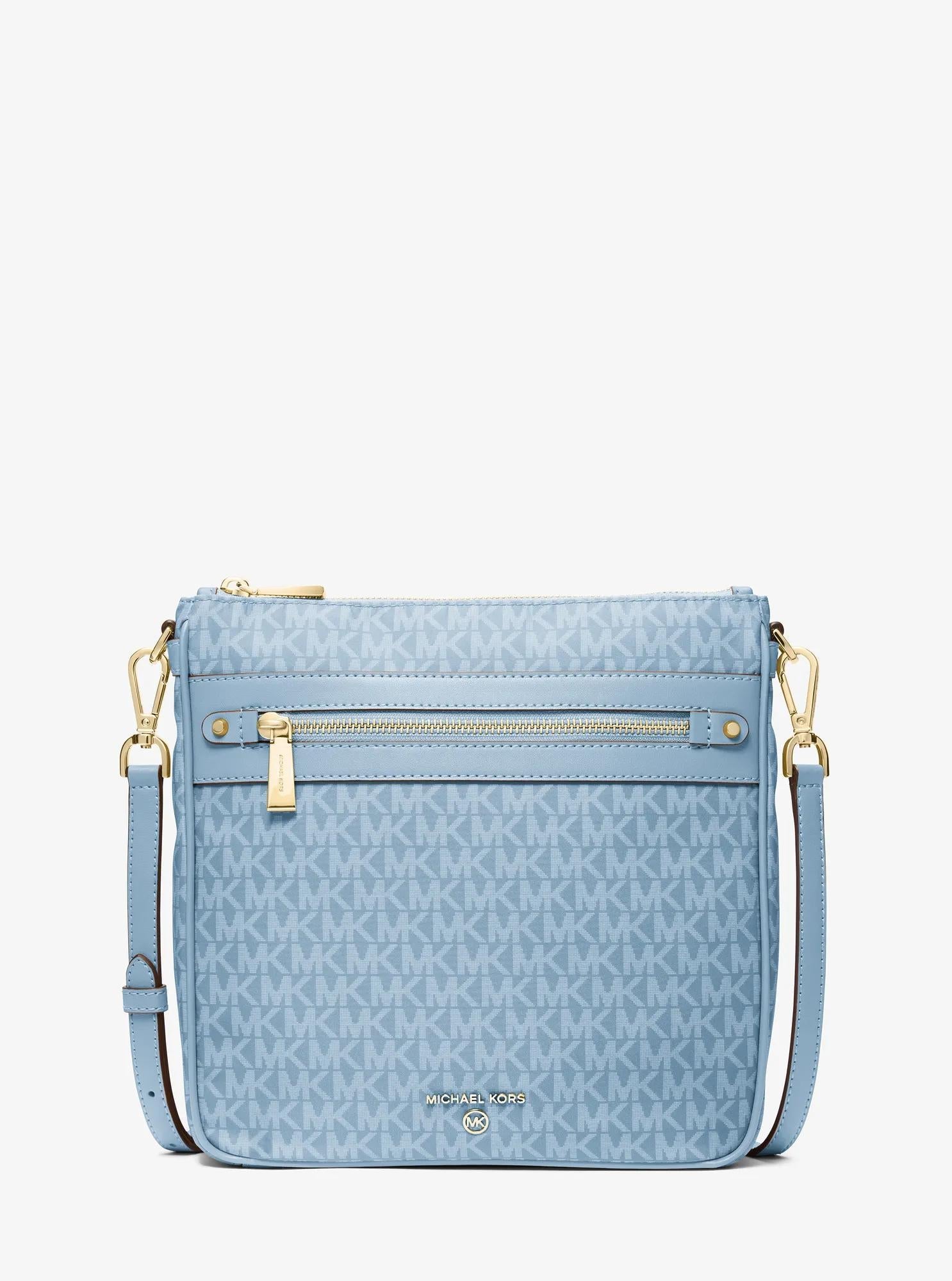 Michael Kors Jet Set Large Signature Signature Logo Printed Crossbody Bag Bag