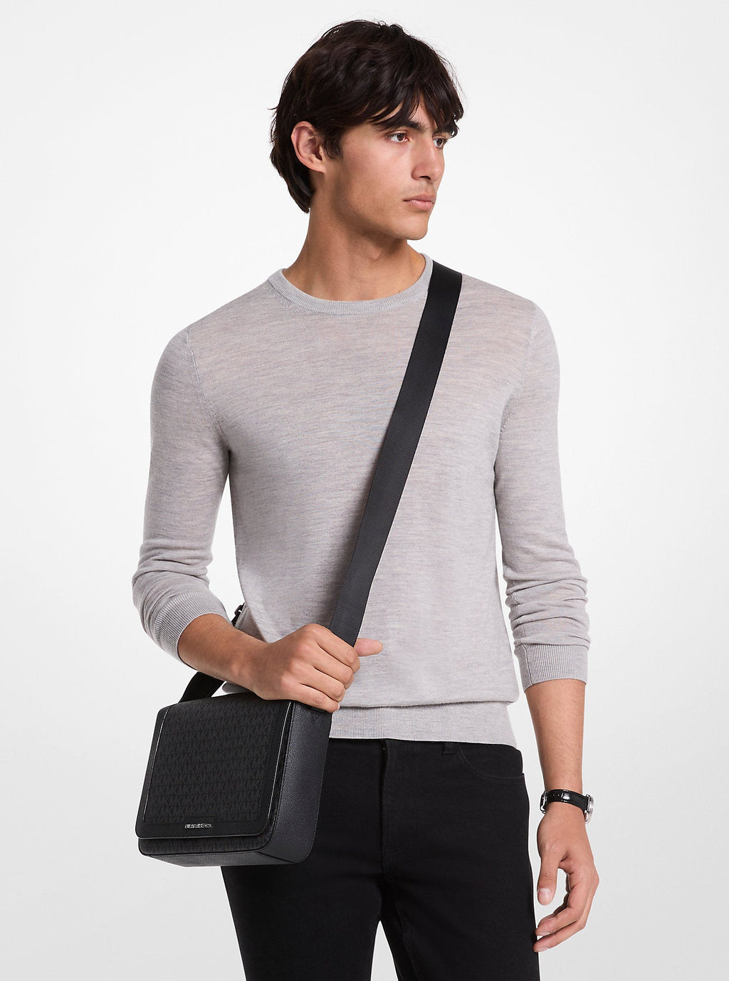 Michael Kors Hudson Signature Signature Logo Crossbody Bag Bag