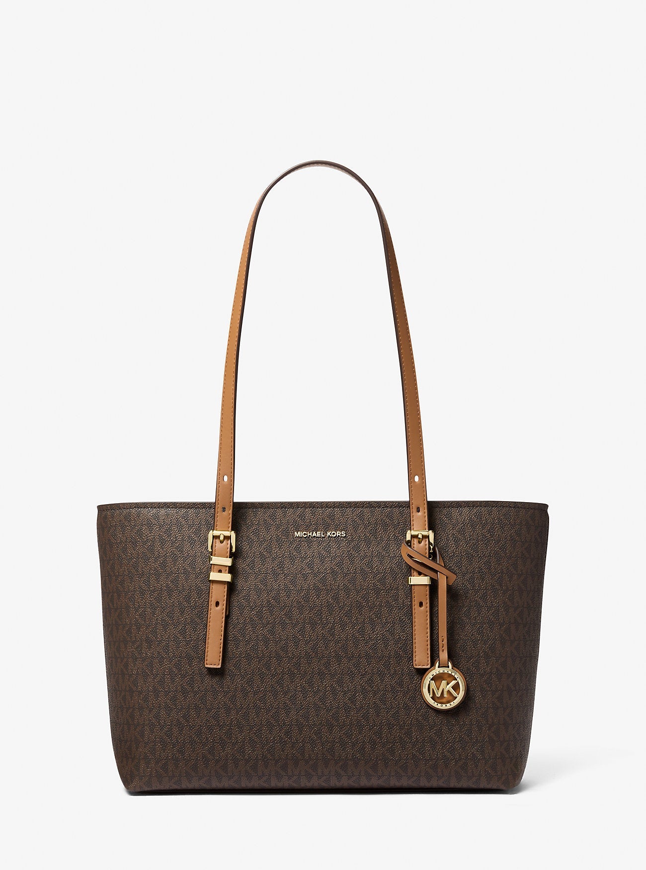 Michael Kors Quinn Medium Signature Signature Logo and Leather Tote Bag Work Shoulder Bag