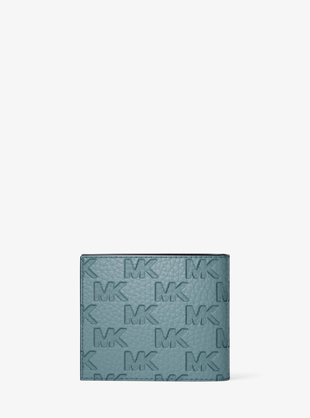 Michael Kors Hudson Signature Logo Embossed Leather Billfold Wallet and Passcase