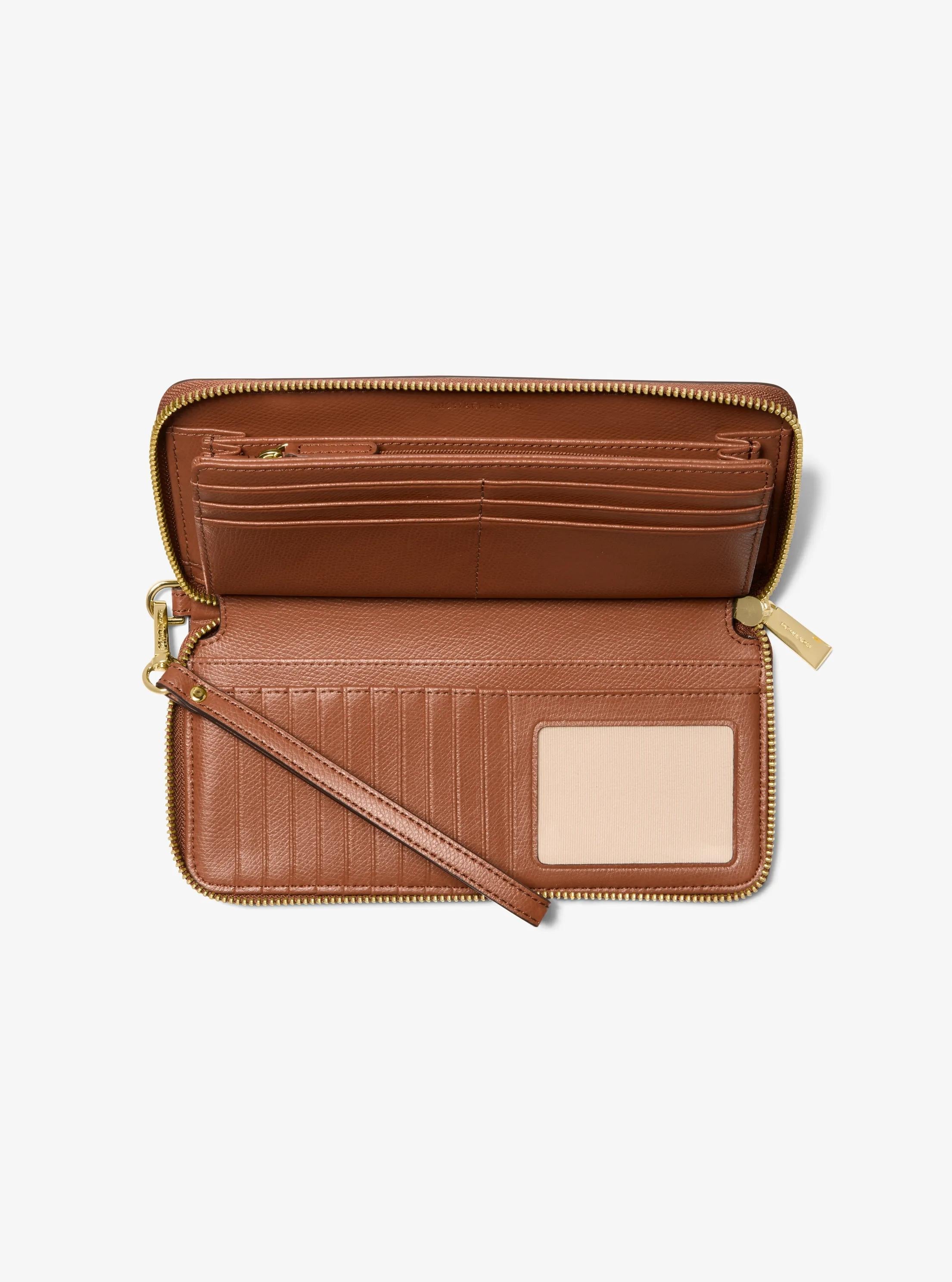 Michael Kors Jet Set Travel Large Leather Continental Wallet