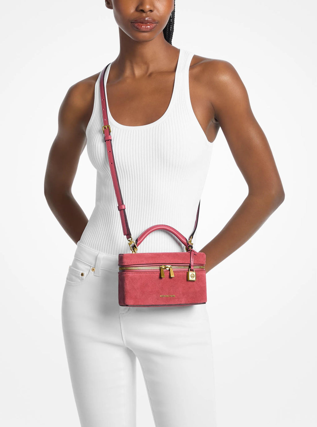 Michael Kors Jana Extra-Small Leather Convertible Crossbody Bag Bag