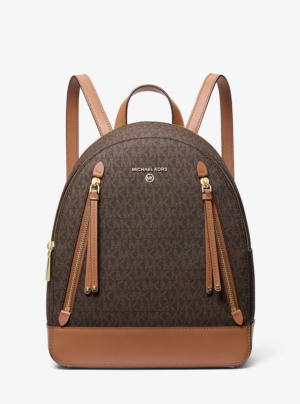 Michael Kors Brooklyn Medium Signature Logo Backpack Travel School Bag