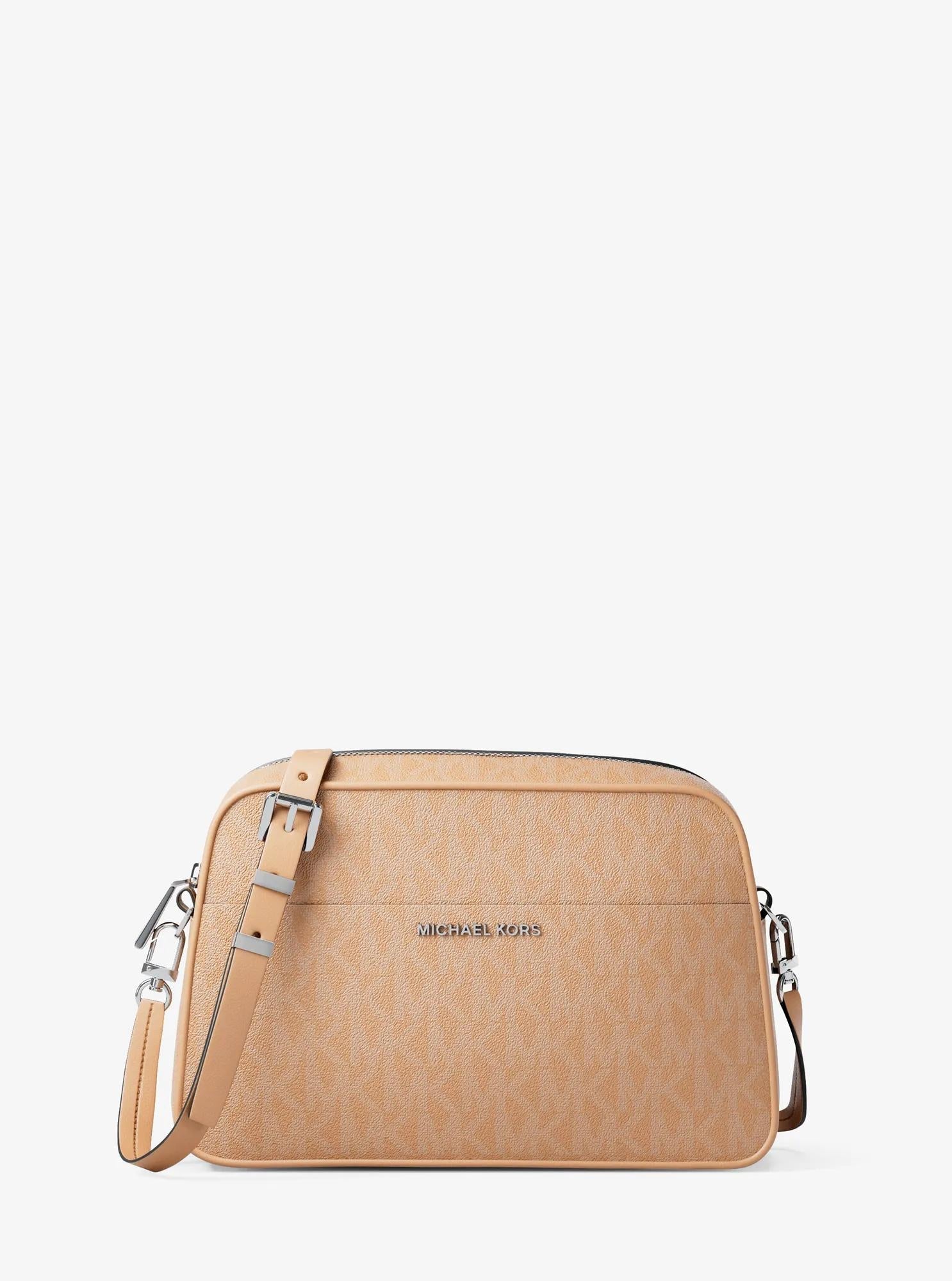 Michael Kors Jet Set Small Signature Signature Logo Camera Crossbody Bag Bag