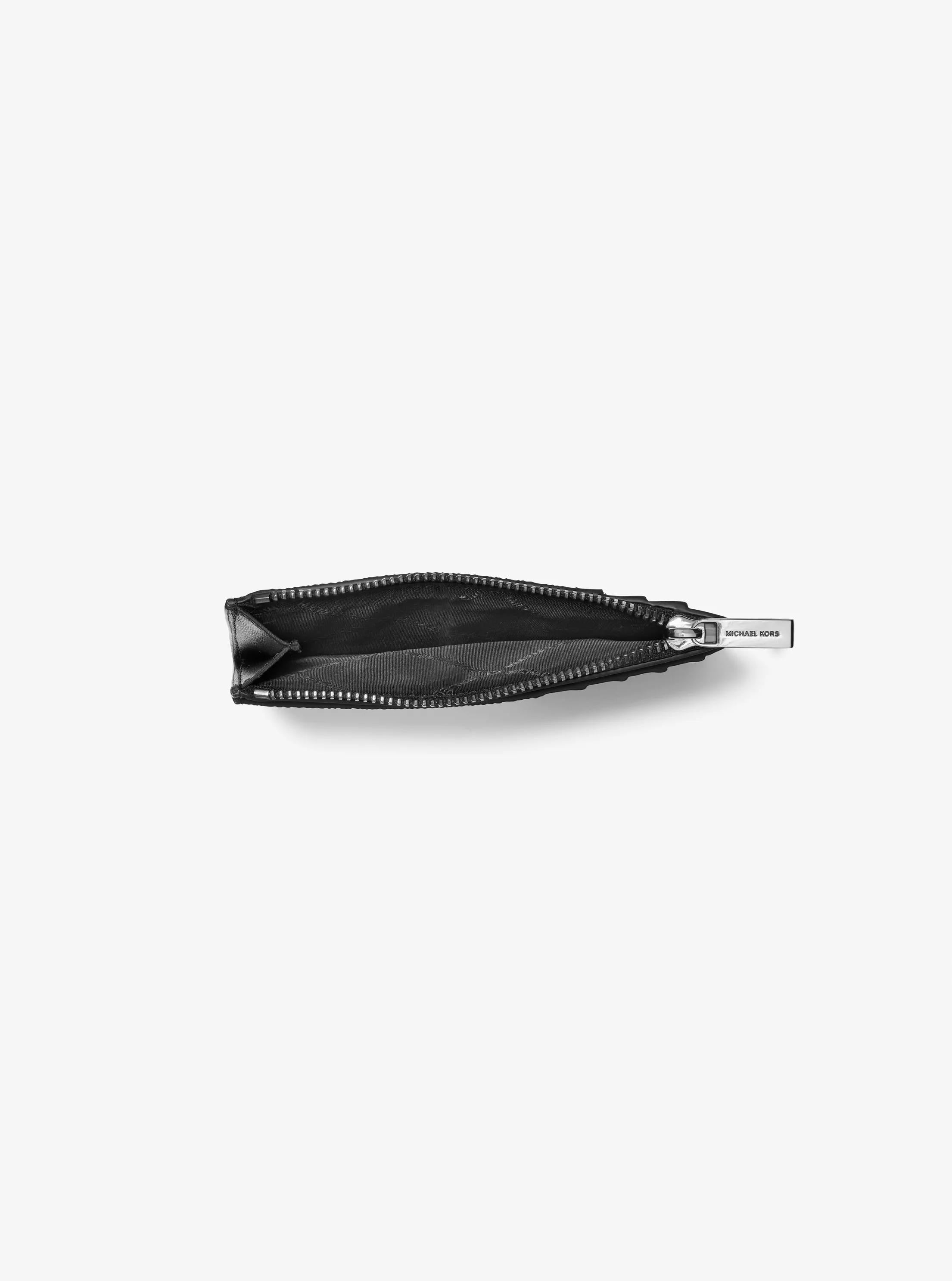 Michael Kors Cooper Slim Signature Signature Logo Zip Wallet