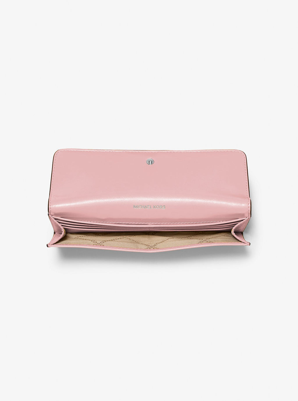 Michael Kors Jet Set Large Saffiano Leather Snap-Front Wallet