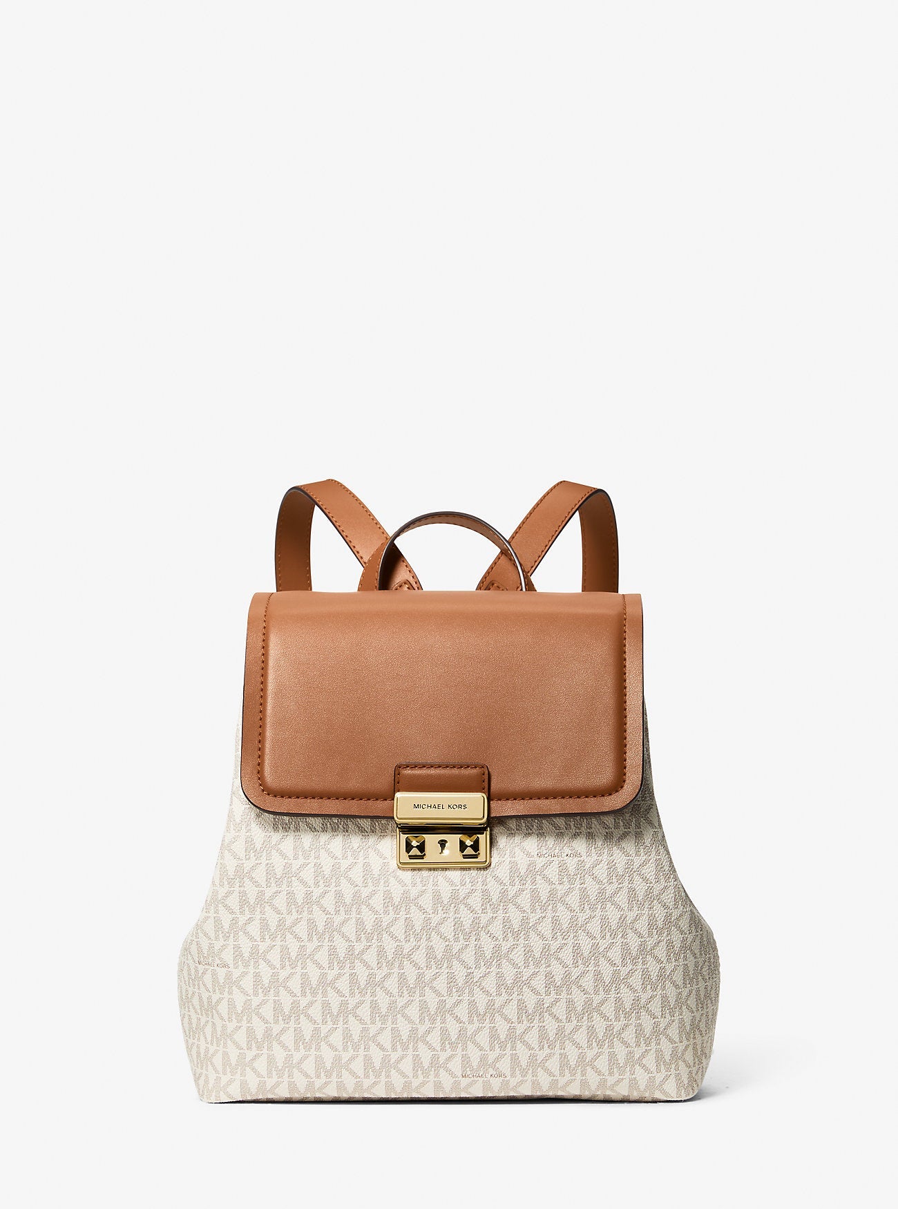 Michael Kors Tribeca Small Signature Signature Logo Backpack Travel School Bag