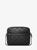 Michael Kors Jet Set Signature Logo Embossed Leather Crossbody Bag Bag