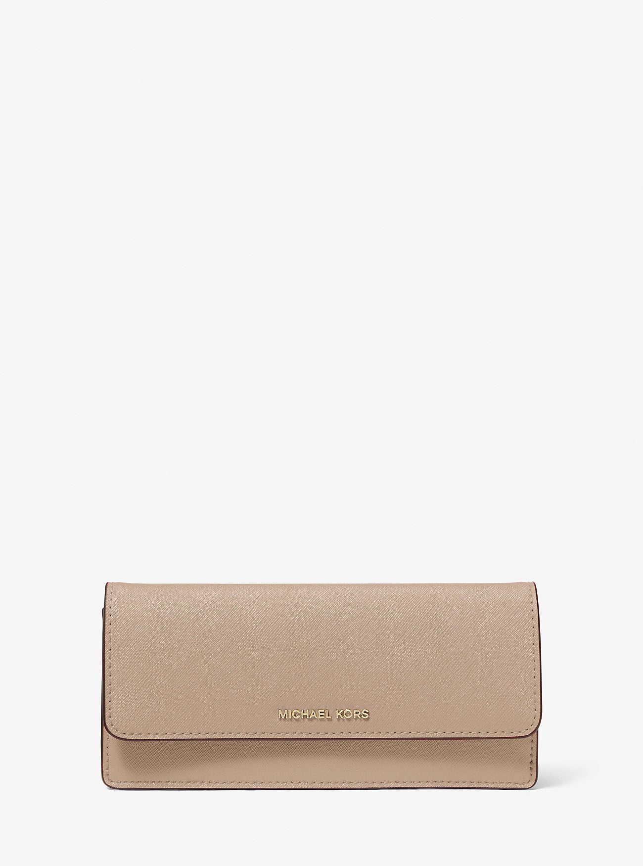 Michael Kors Jet Set Large Saffiano Leather Snap-Front Wallet