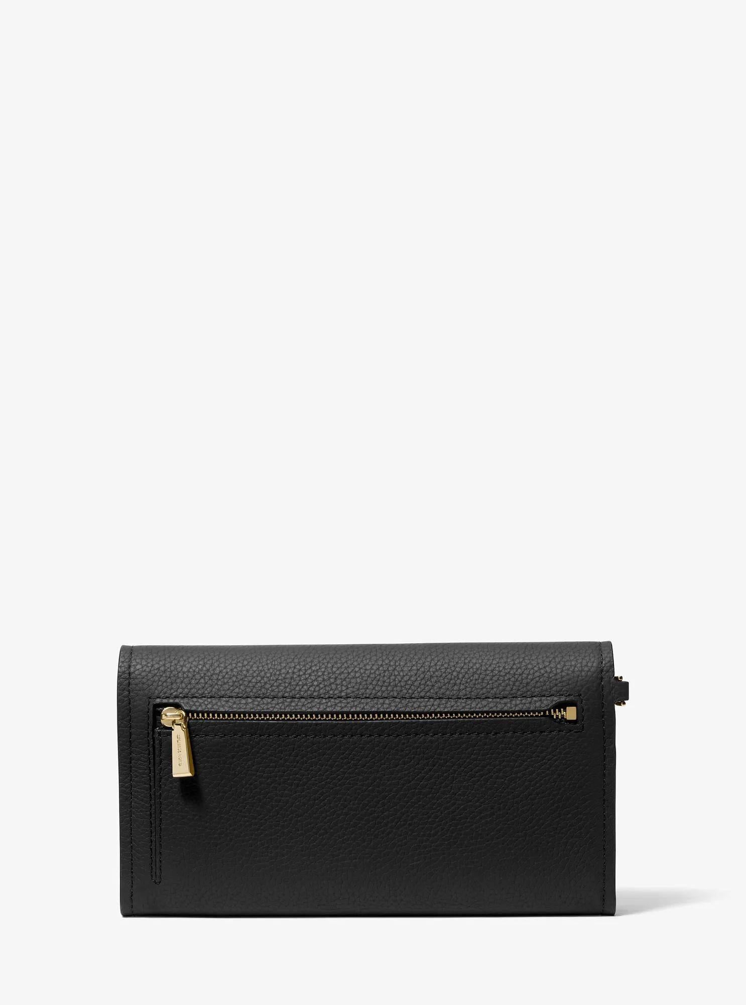Michael Kors Jet Set Medium Pebbled Leather Smartphone Wristlet