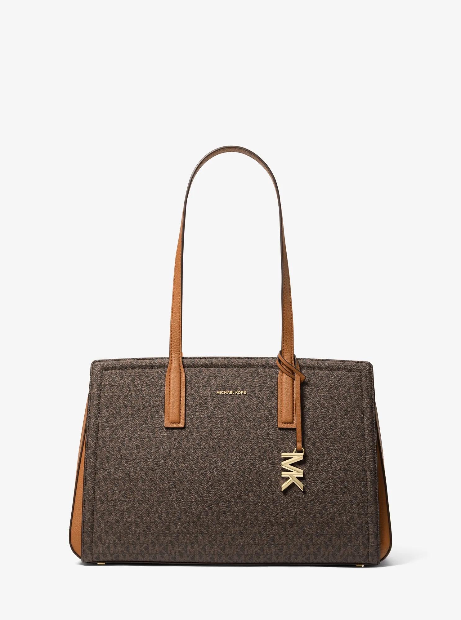 Michael Kors Laila Medium Signature Signature Logo Tote Bag Work Shoulder Bag