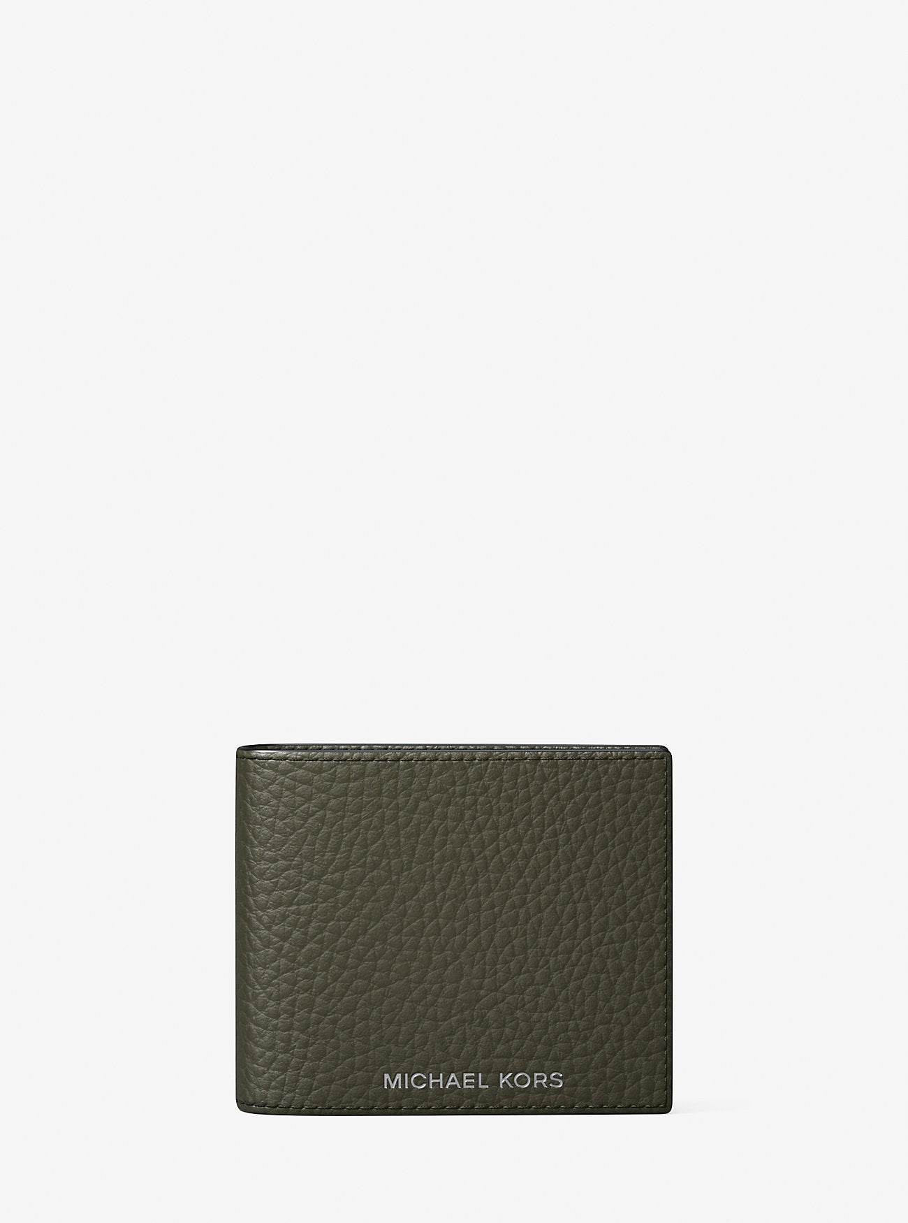 Michael Kors Hudson Pebbled Leather Billfold Wallet