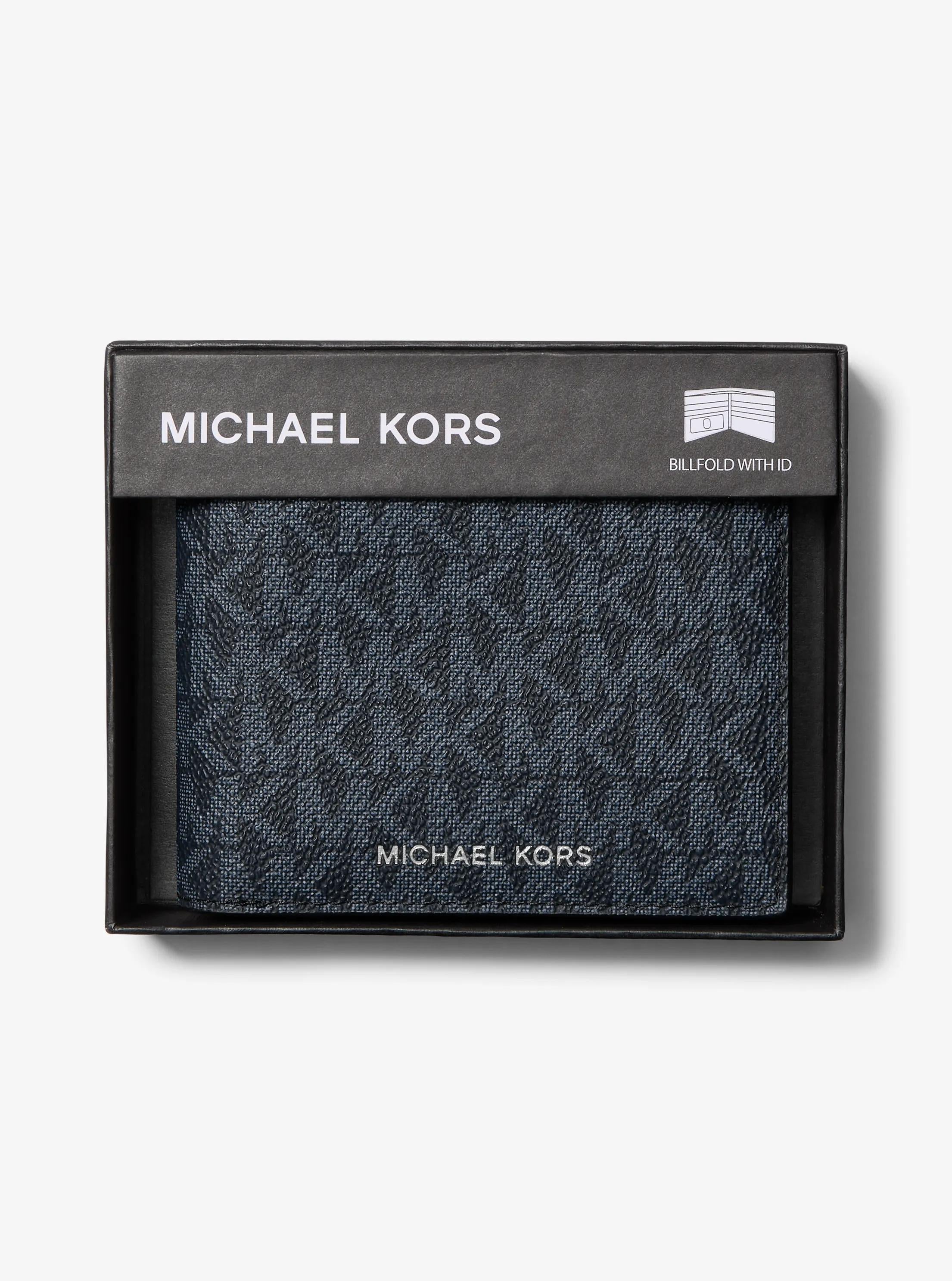 Michael Kors Hudson Signature Signature Logo Billfold Wallet
