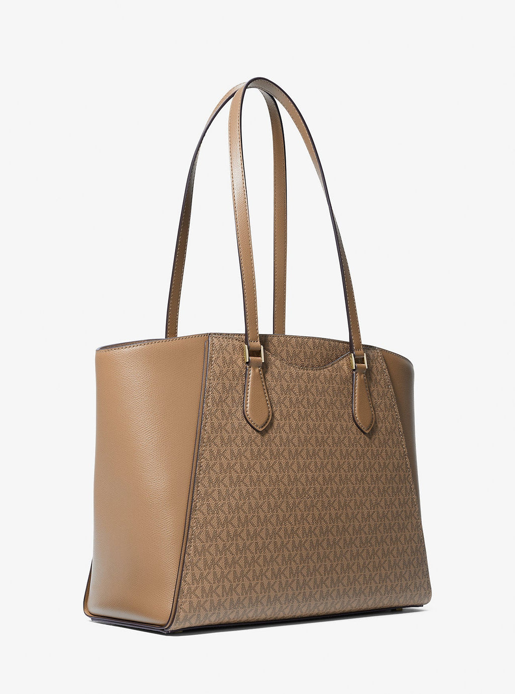 Michael Kors Taryn Large Signature Signature Logo and Leather Tote Bag Work Shoulder Bag