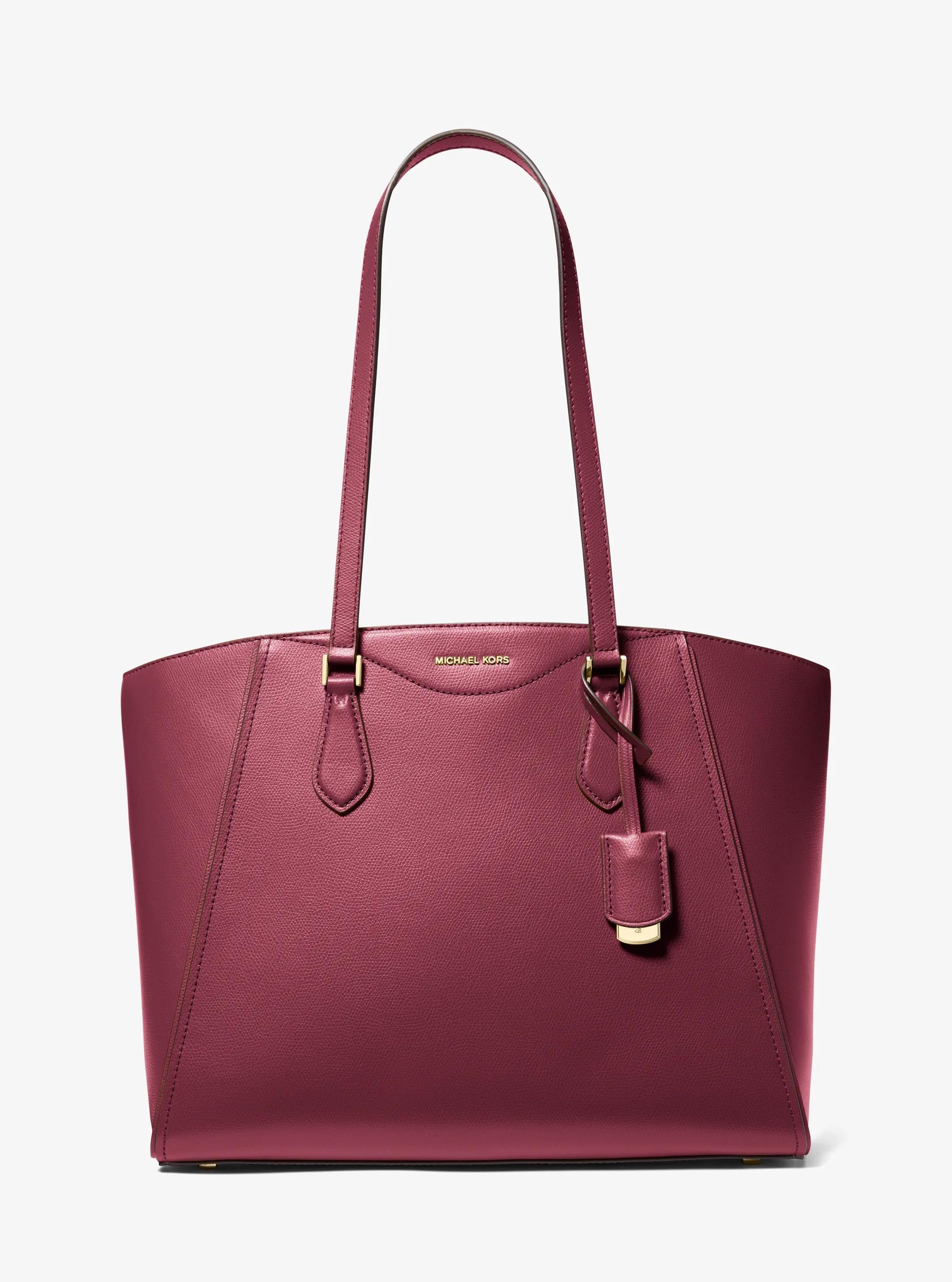 Michael Kors Taryn Large Leather Tote Bag Work Shoulder Bag