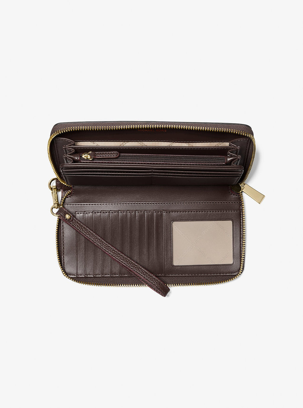Michael Kors Jet Set Travel Large Pebbled Leather Continental Wallet