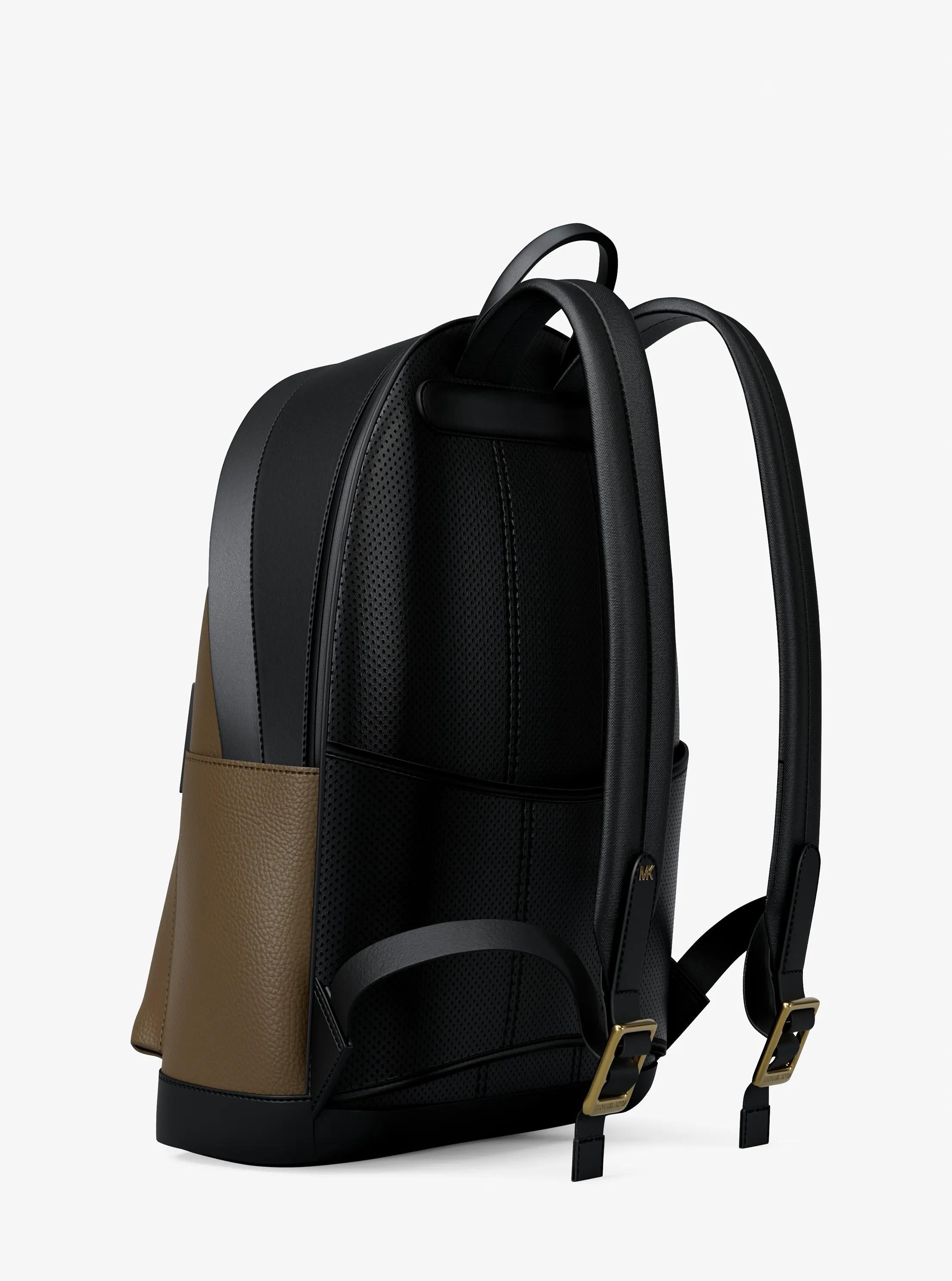 Michael Kors Jet Set Pebbled Leather Backpack Travel School Bag