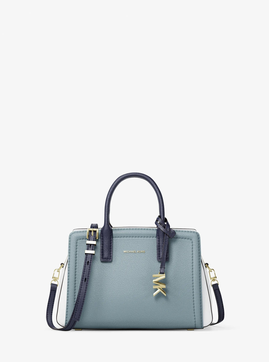 Michael Kors Laila Extra-Small Color-Block Leather Crossbody Bag Bag