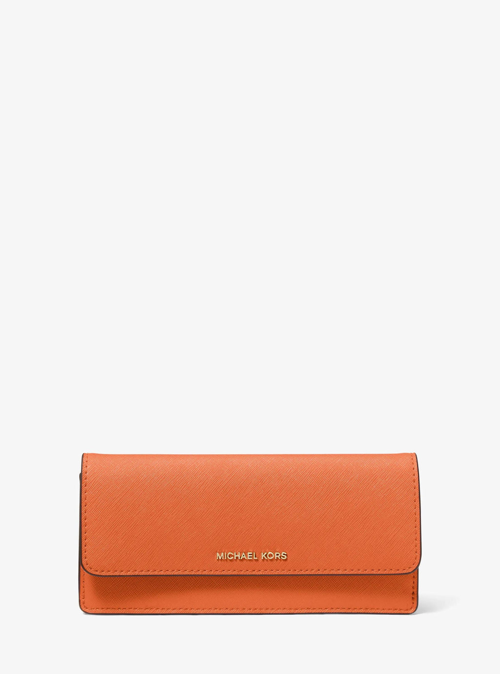 Michael Kors Jet Set Large Saffiano Leather Snap-Front Wallet