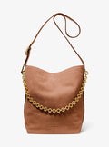 Michael Kors Nolita Large Suede Bucket Tote Bag Work Shoulder Bag