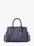 Michael Kors Laila Medium Signature Signature Logo Satchel