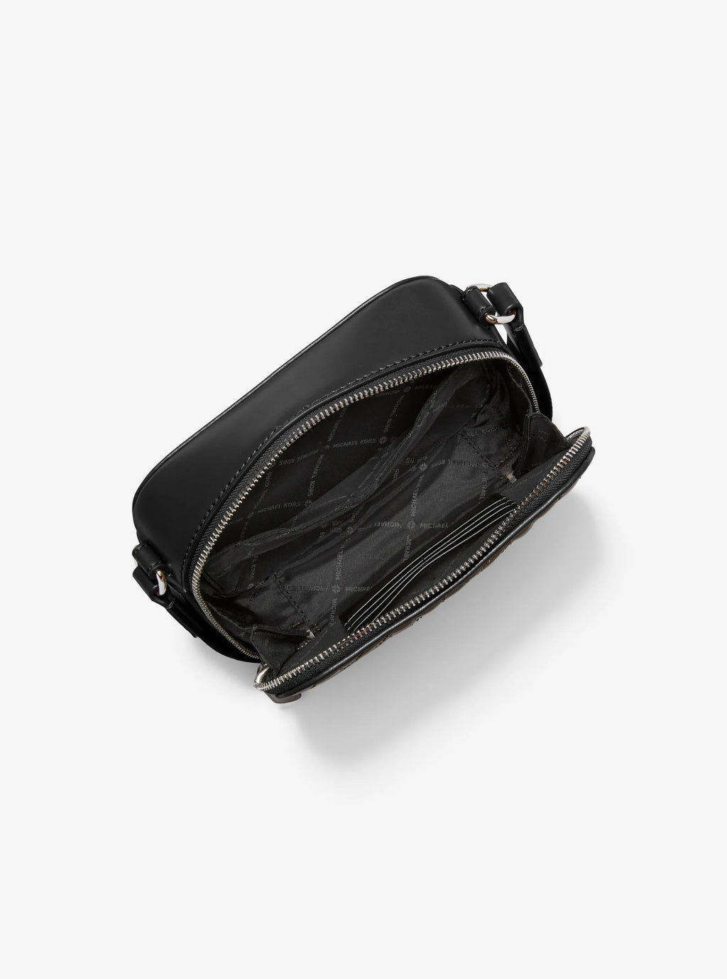 Michael Kors Hudson Signature Logo Embossed Crossbody Bag Bag