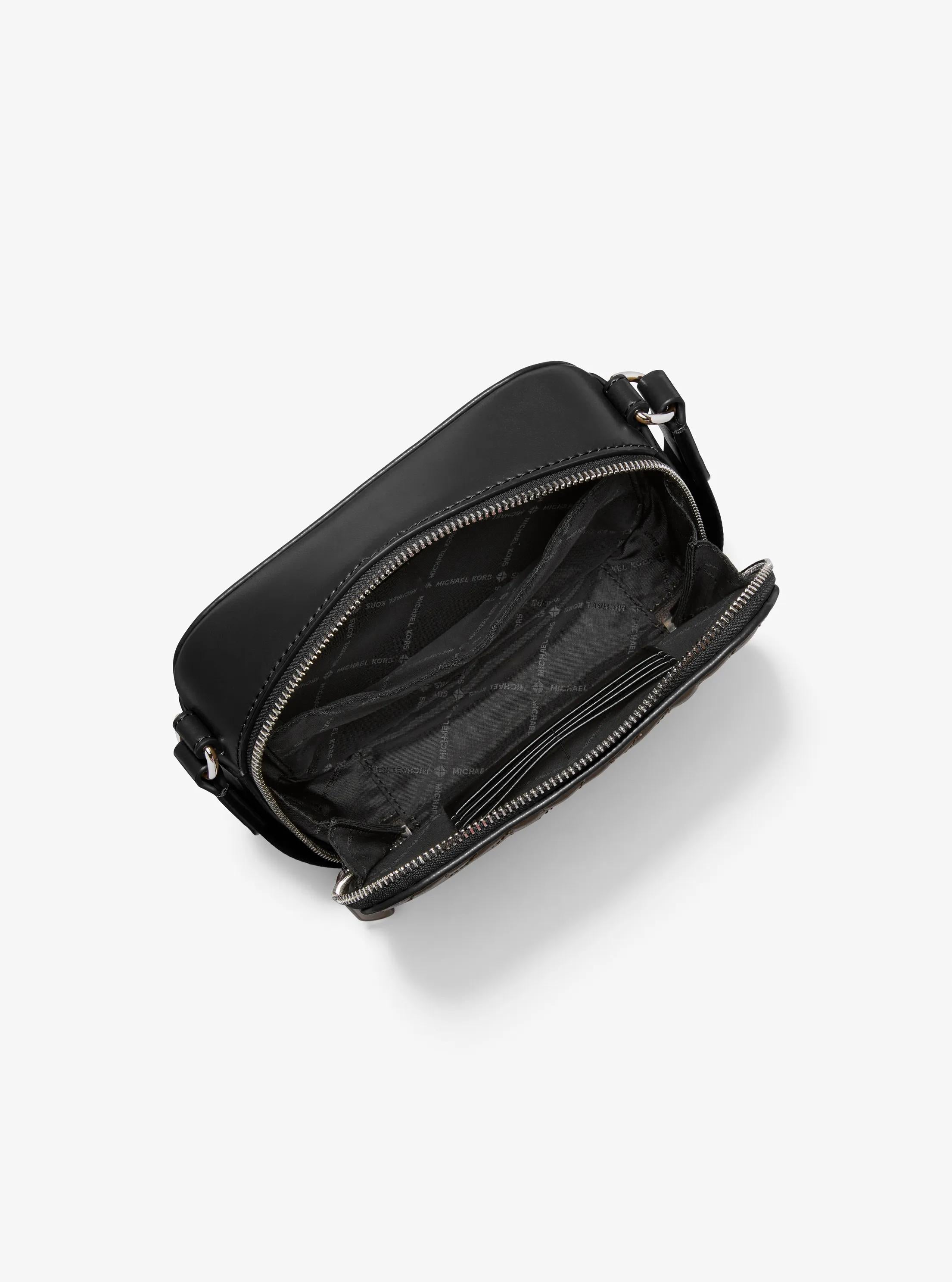 Michael Kors Hudson Signature Logo Embossed Crossbody Bag Bag