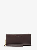 Michael Kors Jet Set Travel Large Pebbled Leather Continental Wallet