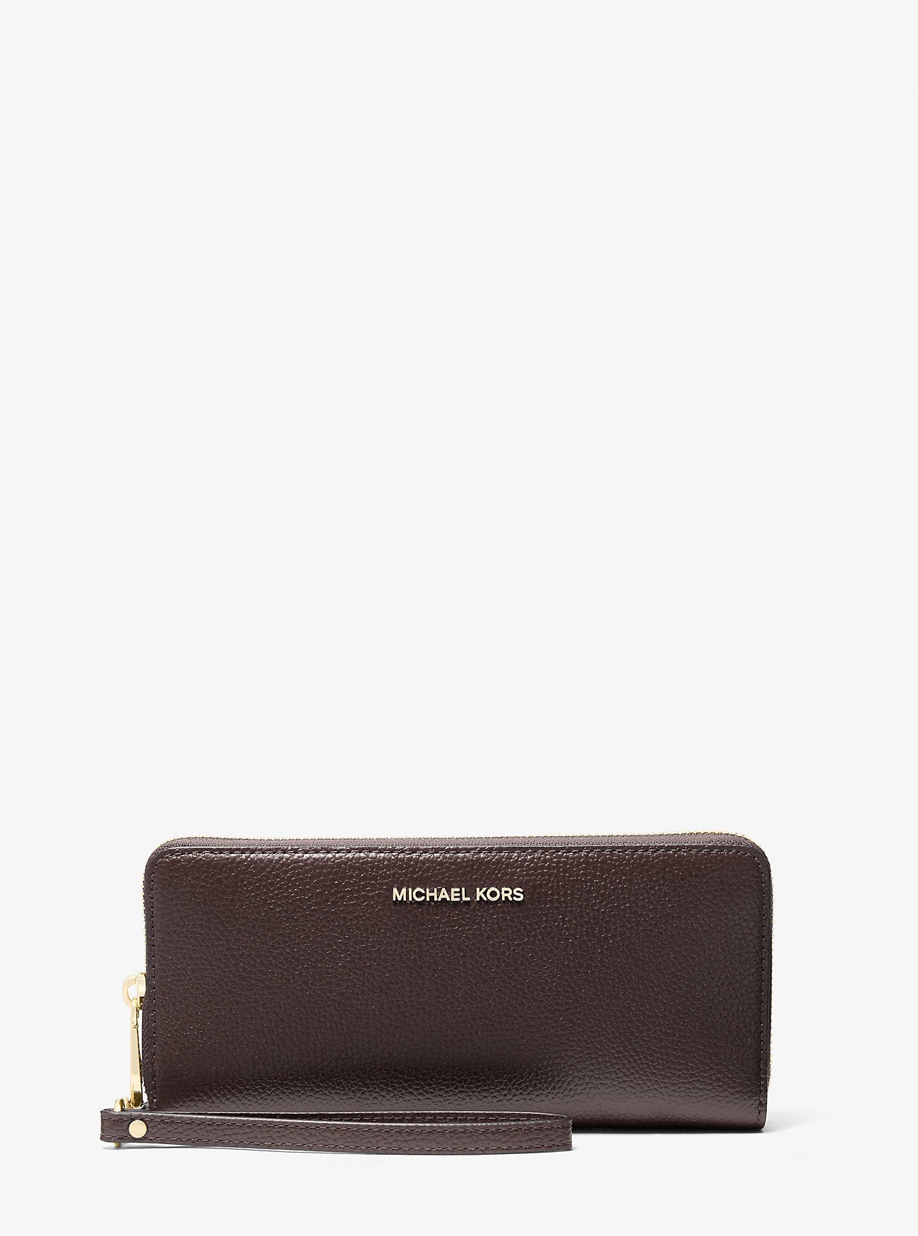Michael Kors Jet Set Travel Large Pebbled Leather Continental Wallet