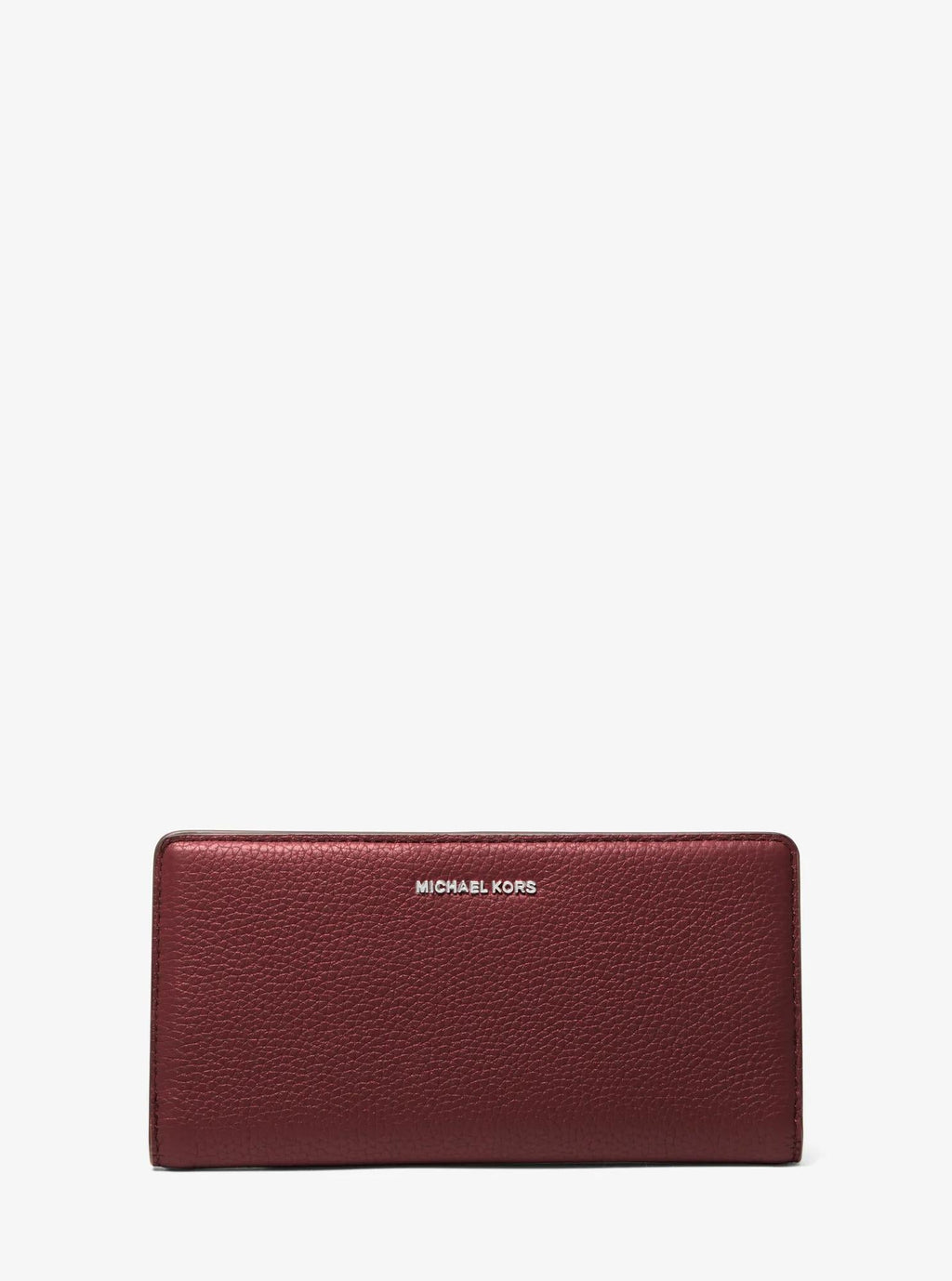 Michael Kors Bryant Large Pebbled Leather Snap-Front Wallet