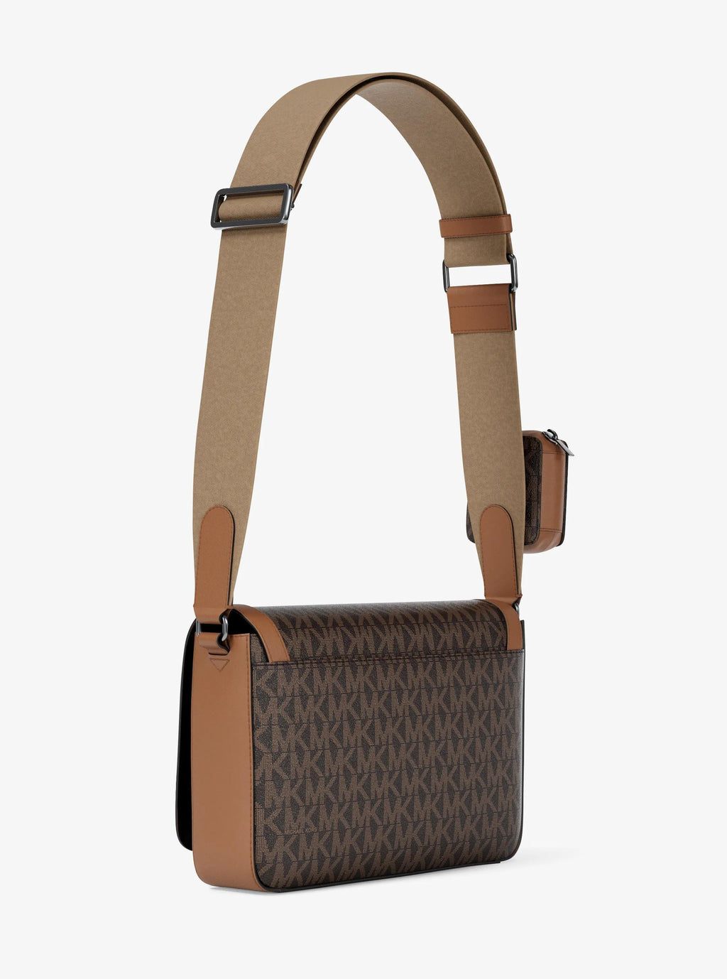 Michael Kors Hudson Mini Signature Signature Logo Crossbody Bag Bag With Airpod Case for Apple Airpods Pro