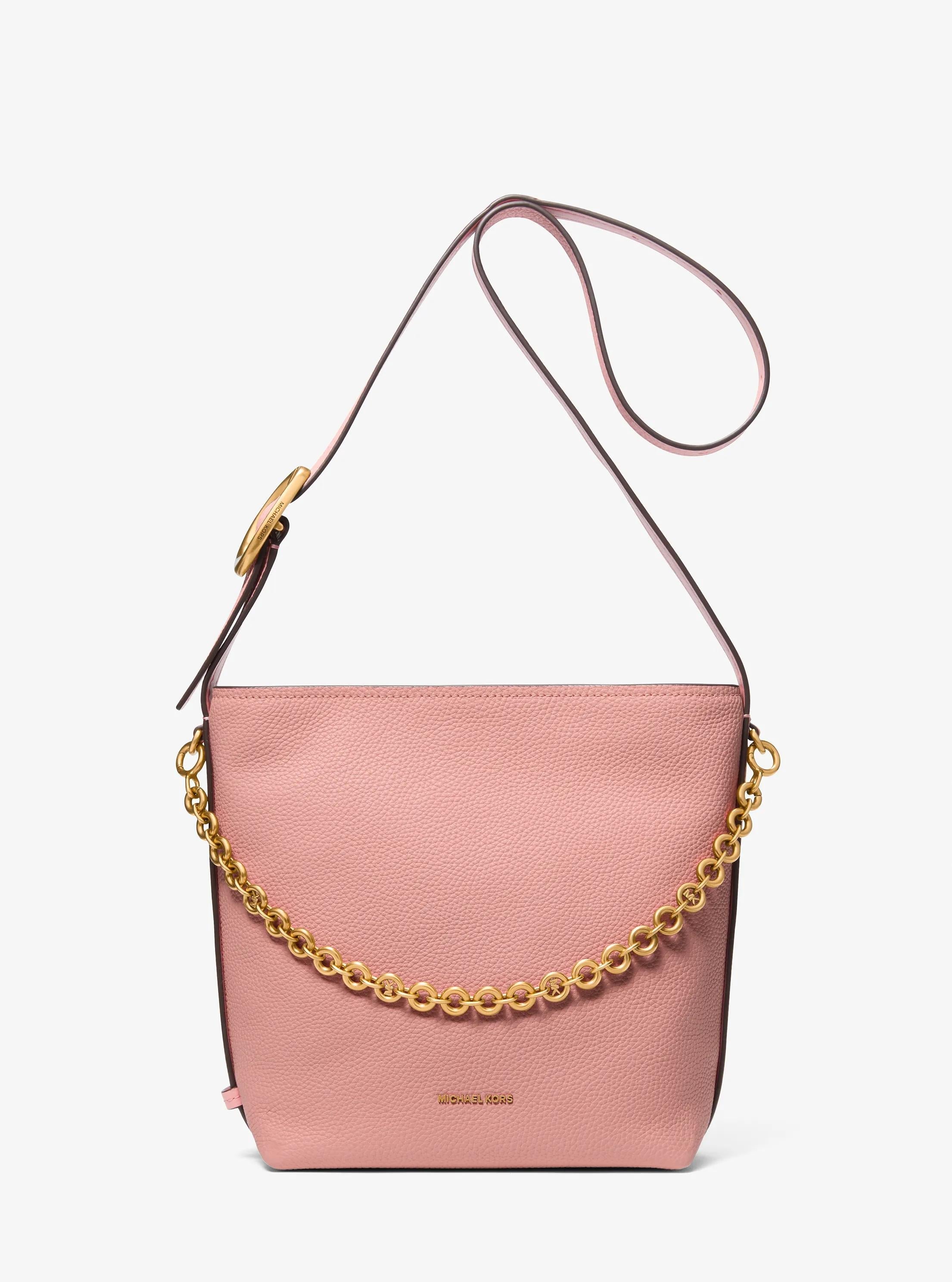 Michael Kors Nolita Small Pebbled Leather Bucket Tote Bag Work Shoulder Bag