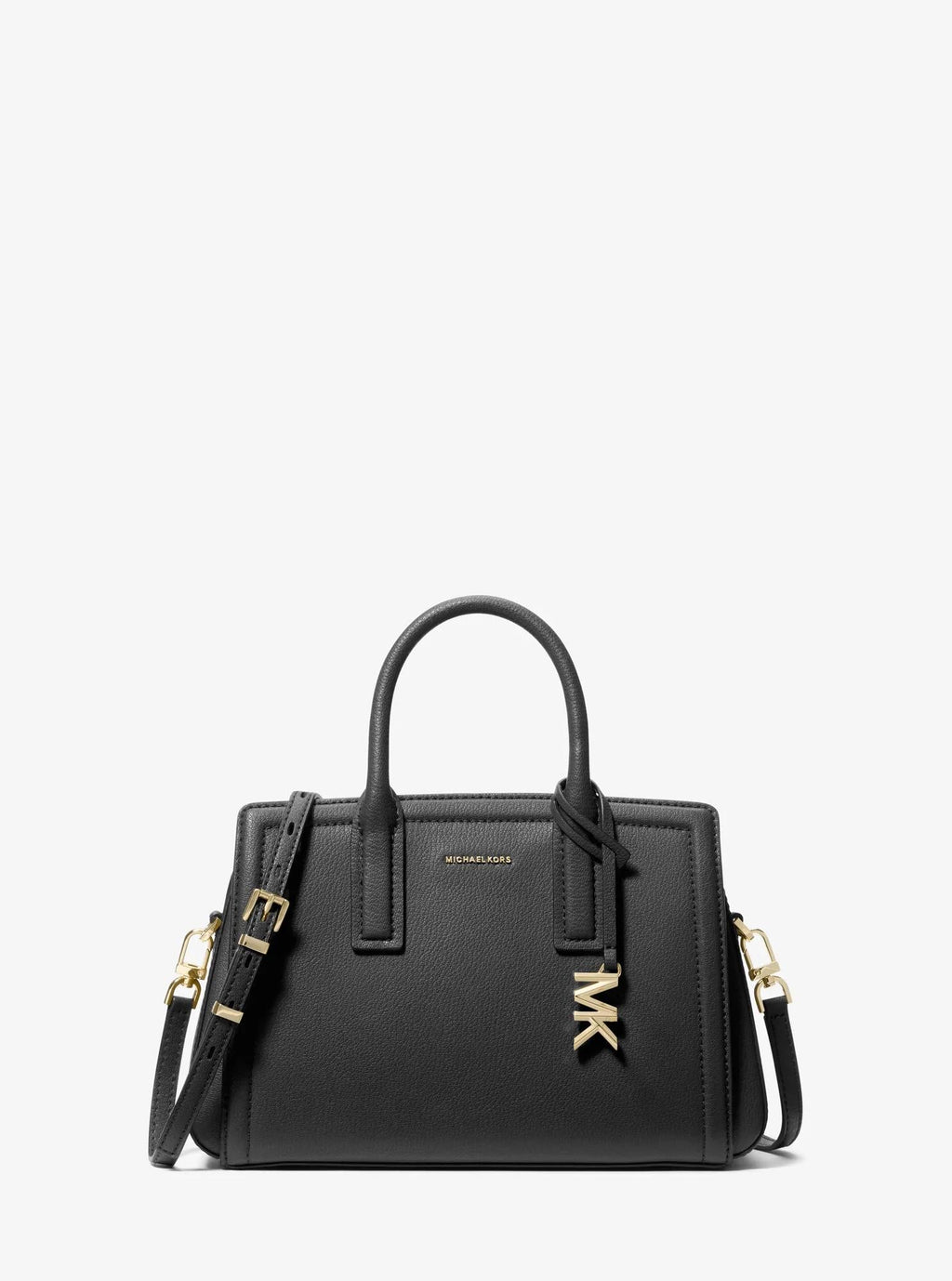 Michael Kors Laila Small Pebbled Leather Satchel